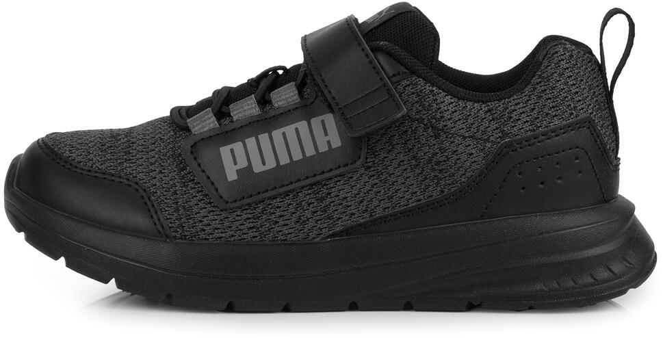 Buty dziecięce sportowe sneakersy na rzep czarne PUMA EVOLVE