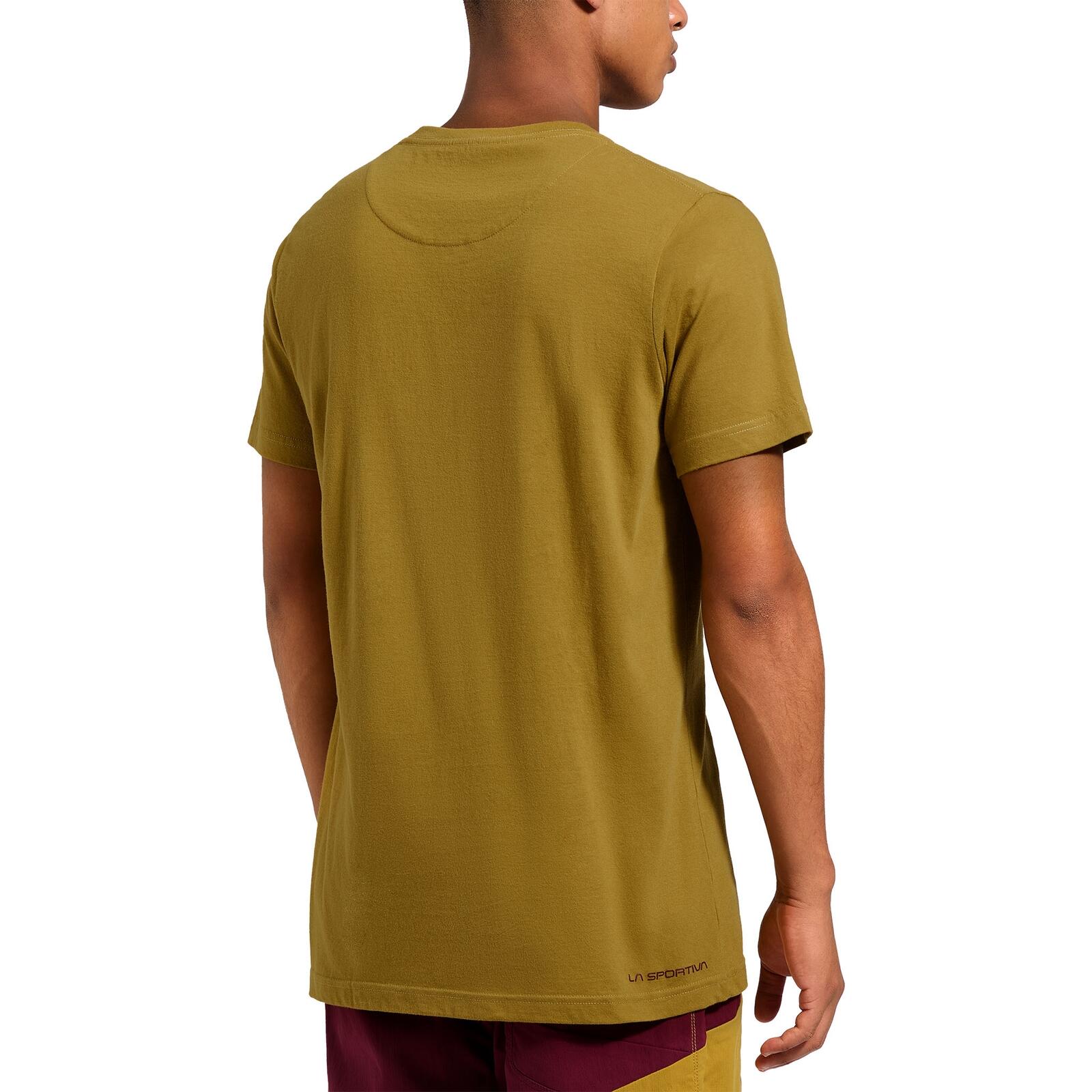 T-shirt homme La Sportiva Van coton bio motif imprimé savana 3/4