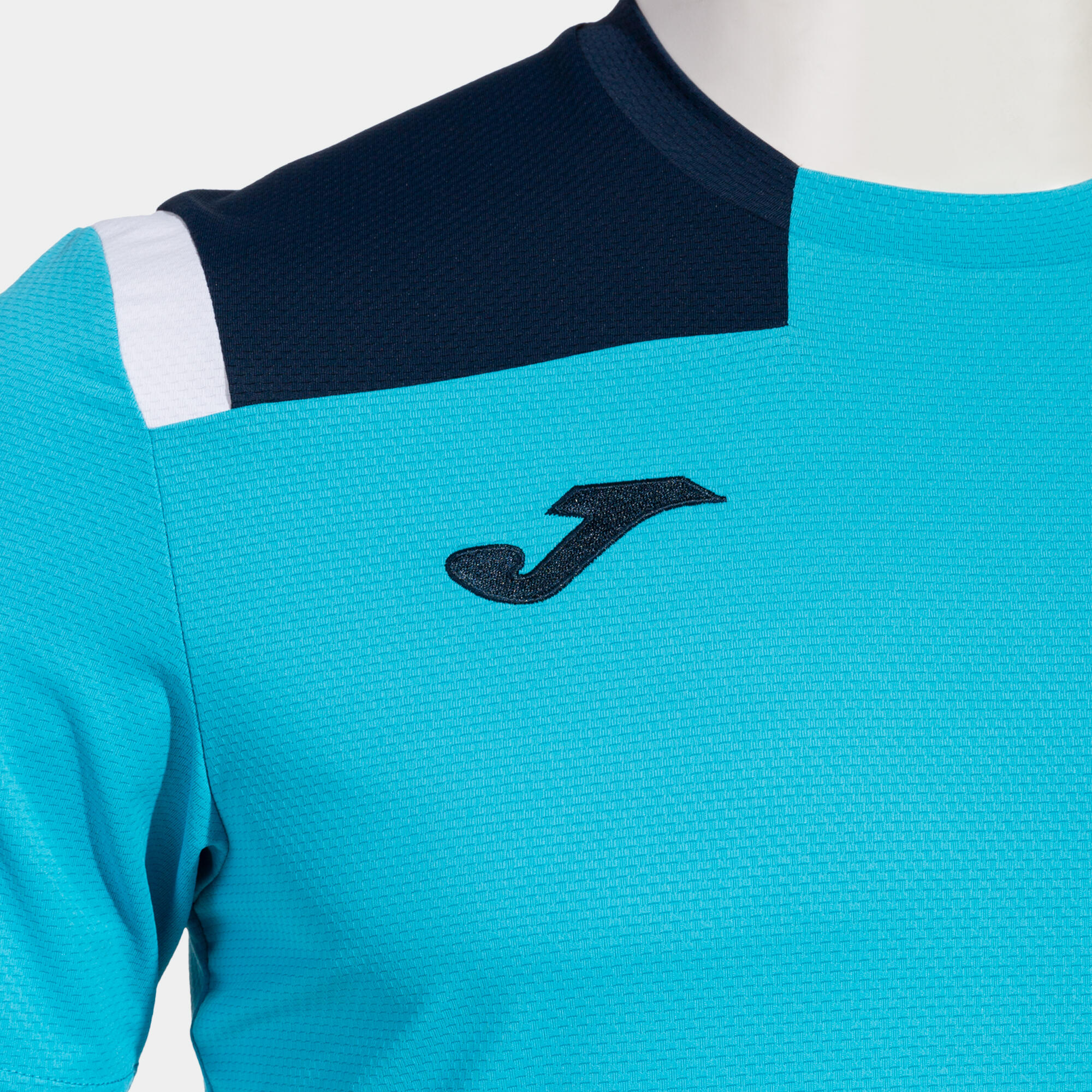 Maillot Manches Courtes Football Enfants Joma Toledo Turquoise Fluo 5/5