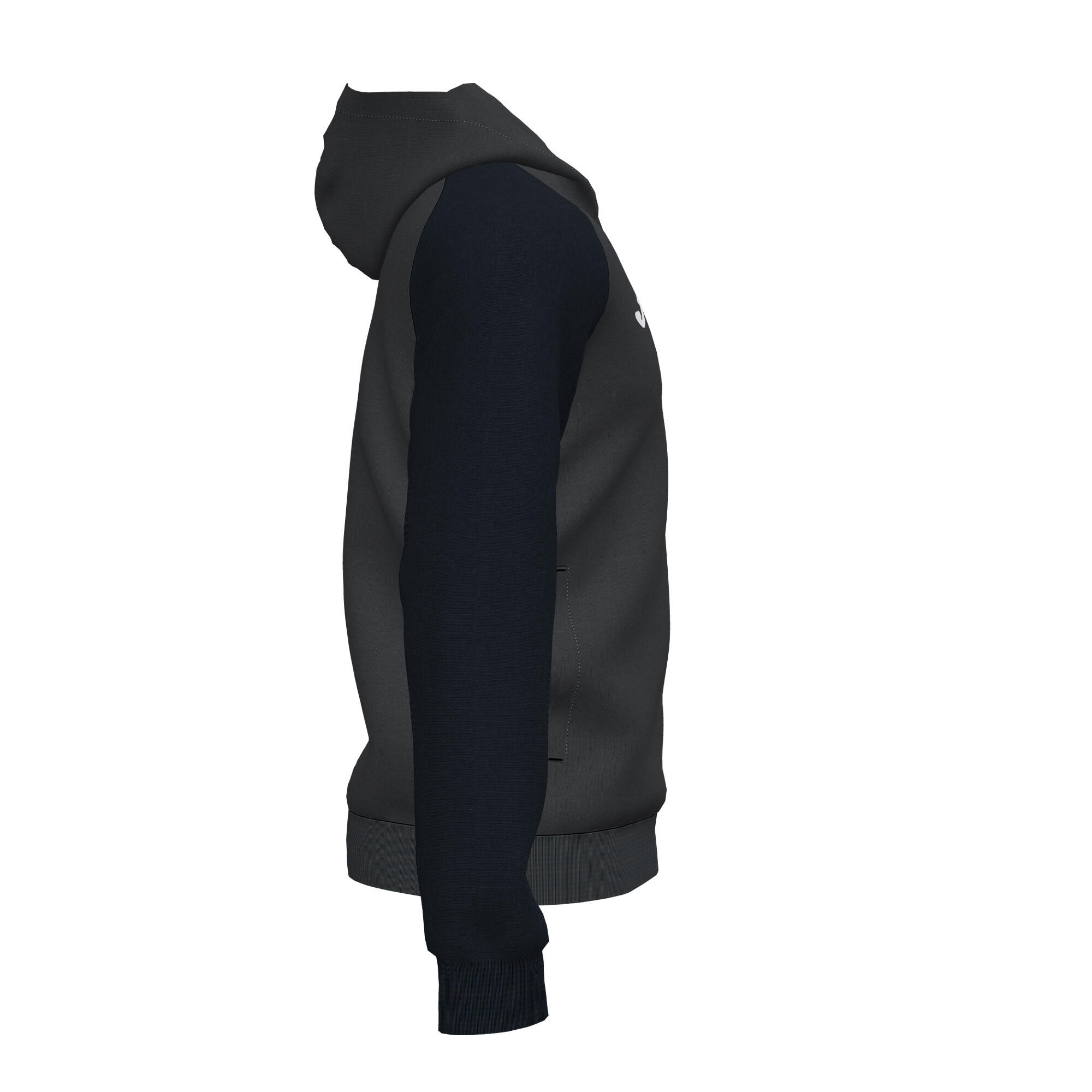 Chaqueta Con Capucha Fútbol Hombre Joma Academy IV Antracita 4/5