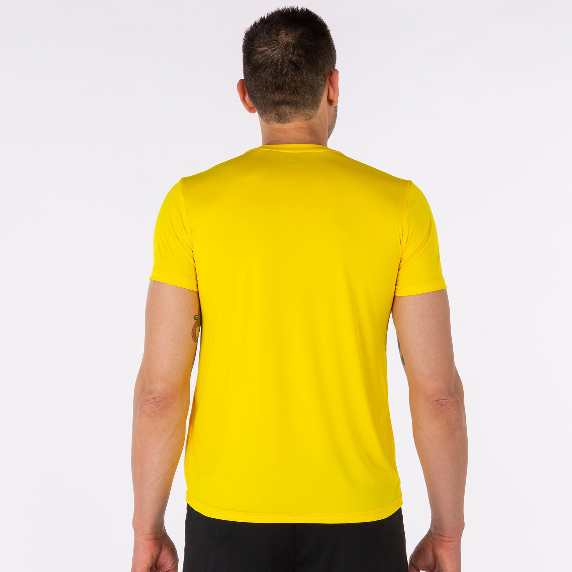 Maillot Manches Courtes Running Homme Joma Record II Jaune 3/5