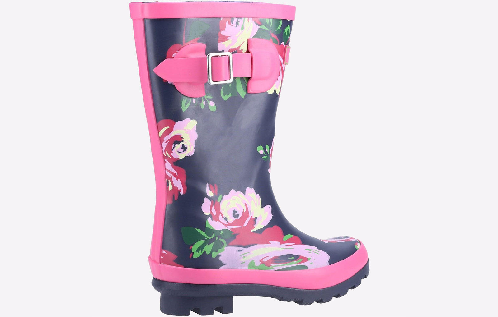 Cotswold Flower Wellington Boot Junior Girls 3/4