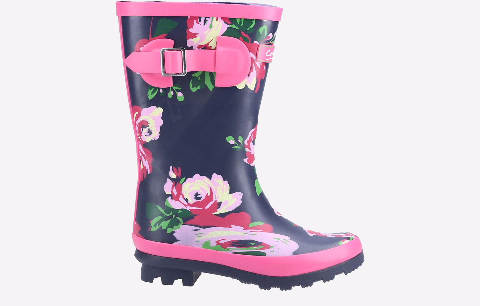 Cotswold Flower Wellington Boot Junior Girls 1/4