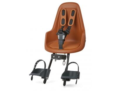 BOBIKE Silla Portabebés Bicicleta Delantera ONE Marrón Chocolate