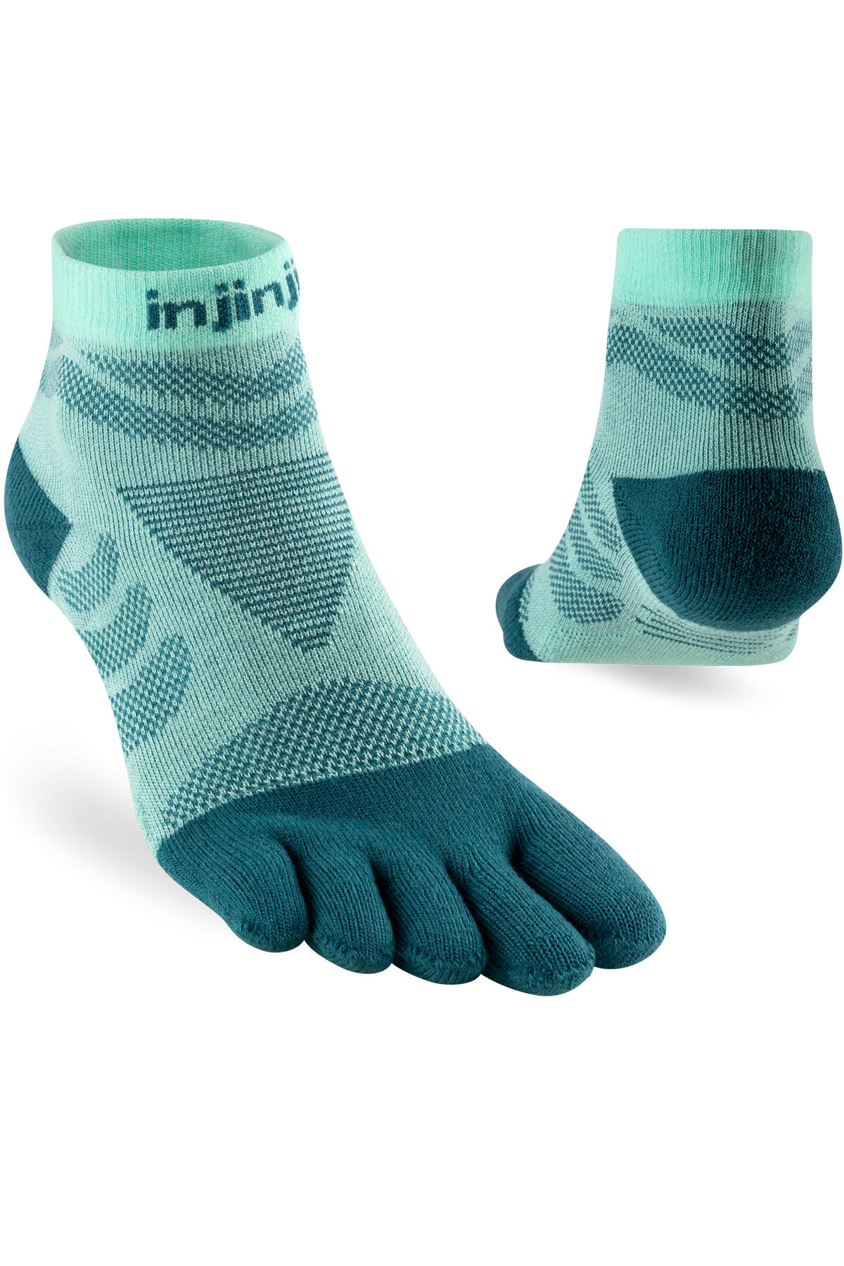 INJINJI Injinji Women's Mid-Weight Ultra-Run Mini-Crew Toe Socks