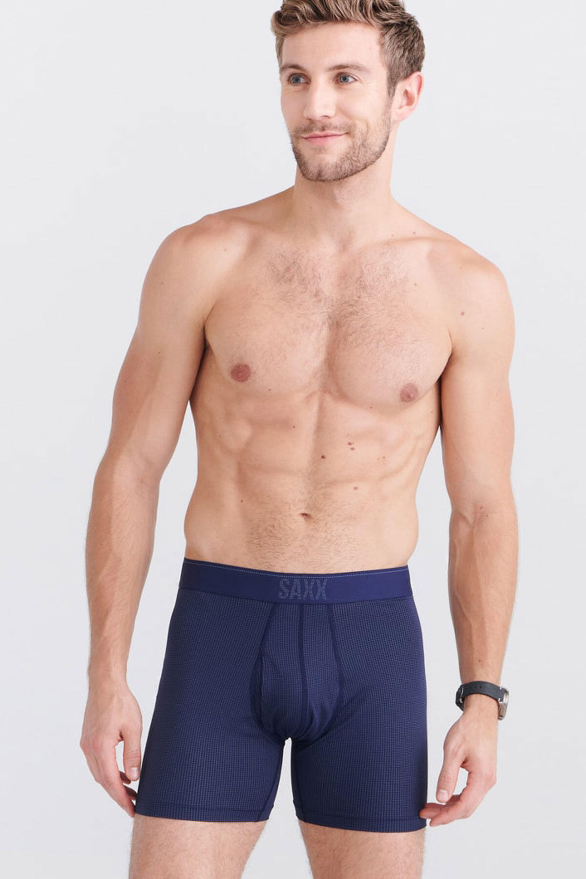 SAXX Men's 6" Quest Quick Dry Mesh Boxer Briefs 3/6