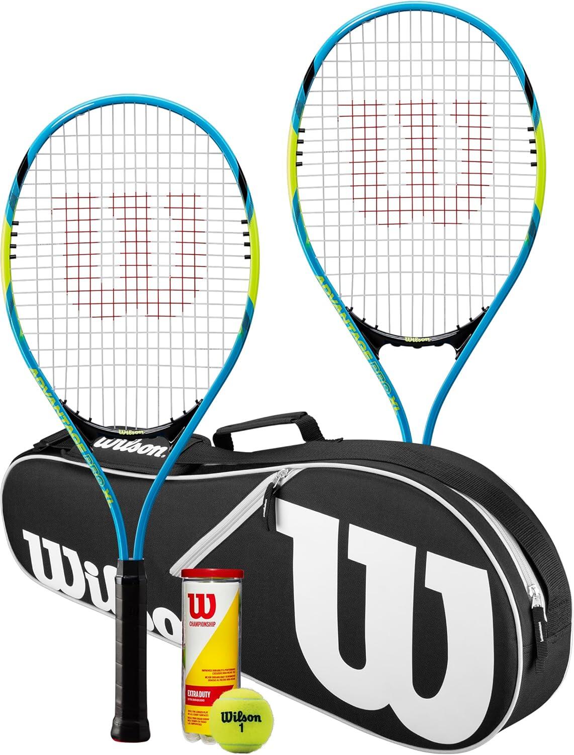 Wilson Advantage Pro XL Tennis Racket Twin Set, Advantage