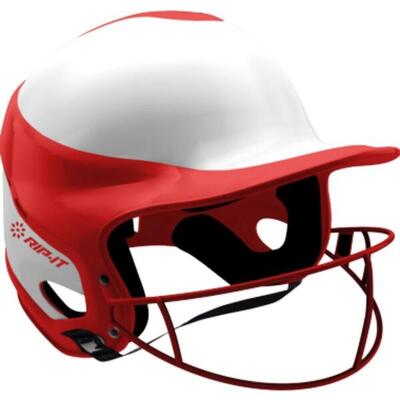 Rip-it vision pro softbal batting helm xl scarlet
