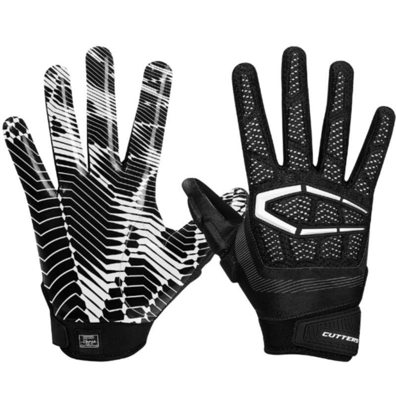 Cutters - Cutters S652 Youth Gamer 3.0 Récepteur Rembourré M Noir - Gants Football Américain - Multicolore|noir - 40 M - Decathlon