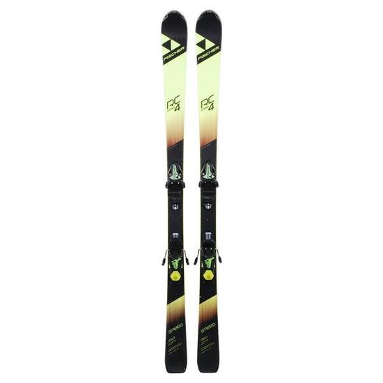 TWEEDEHANDS - Gebruikte Ski Fischer Rc4 Speed Air Carbon + Bindingen - GOEDE