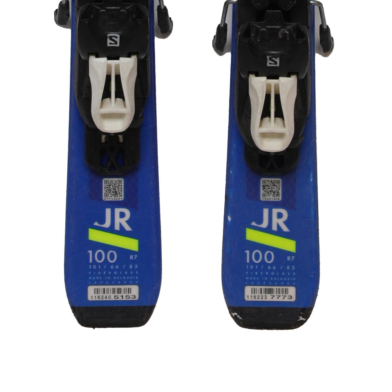RECONDITIONNE - Ski Junior Salomon S Race Jr + Fixations 4/4