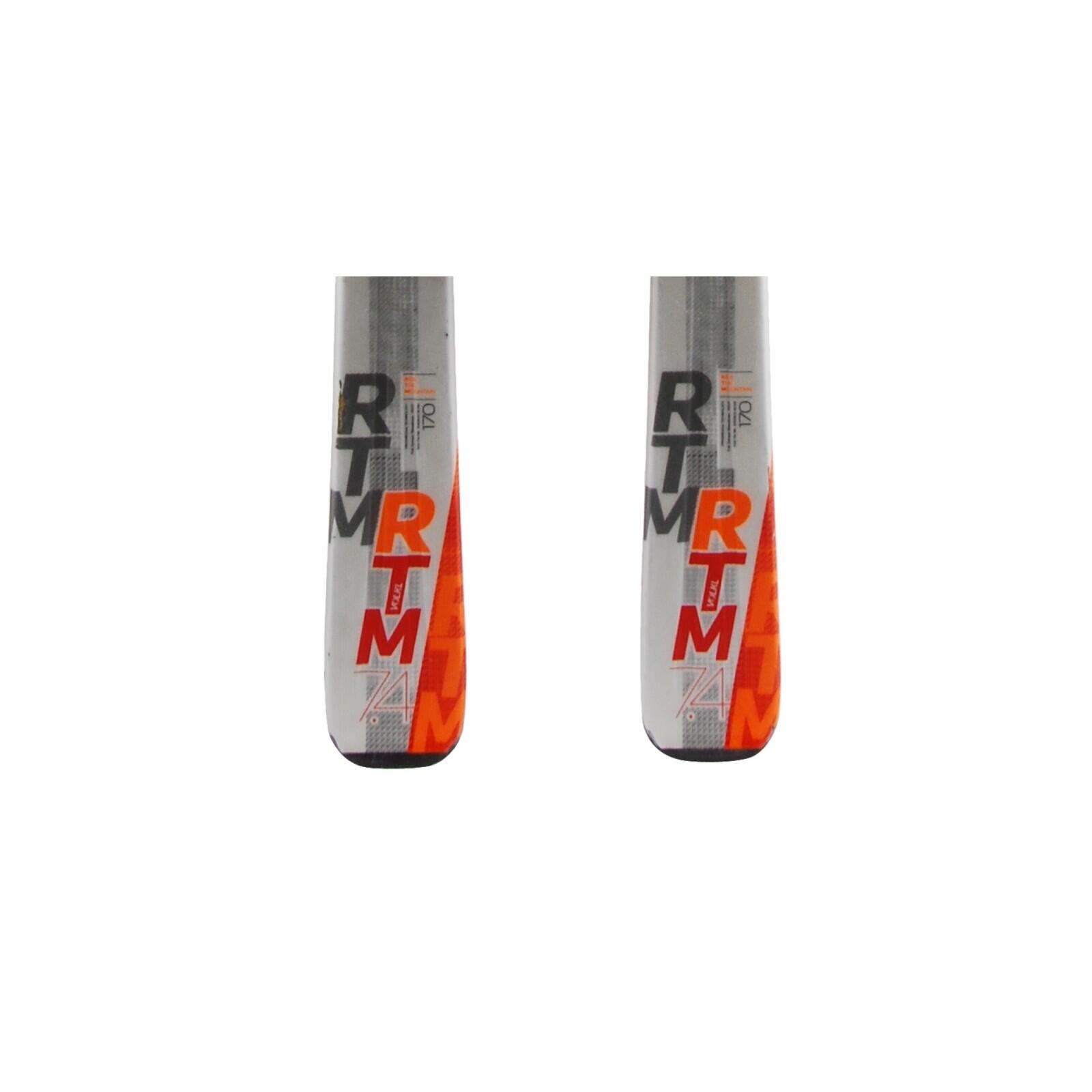 RECONDITIONNE - Ski Volkl Rtm 7.4 + Fixations - BON 4/5