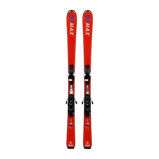 TWEEDEHANDS - Gebruikte Salomon S Max Jr Ski + Bindingen - GOEDE