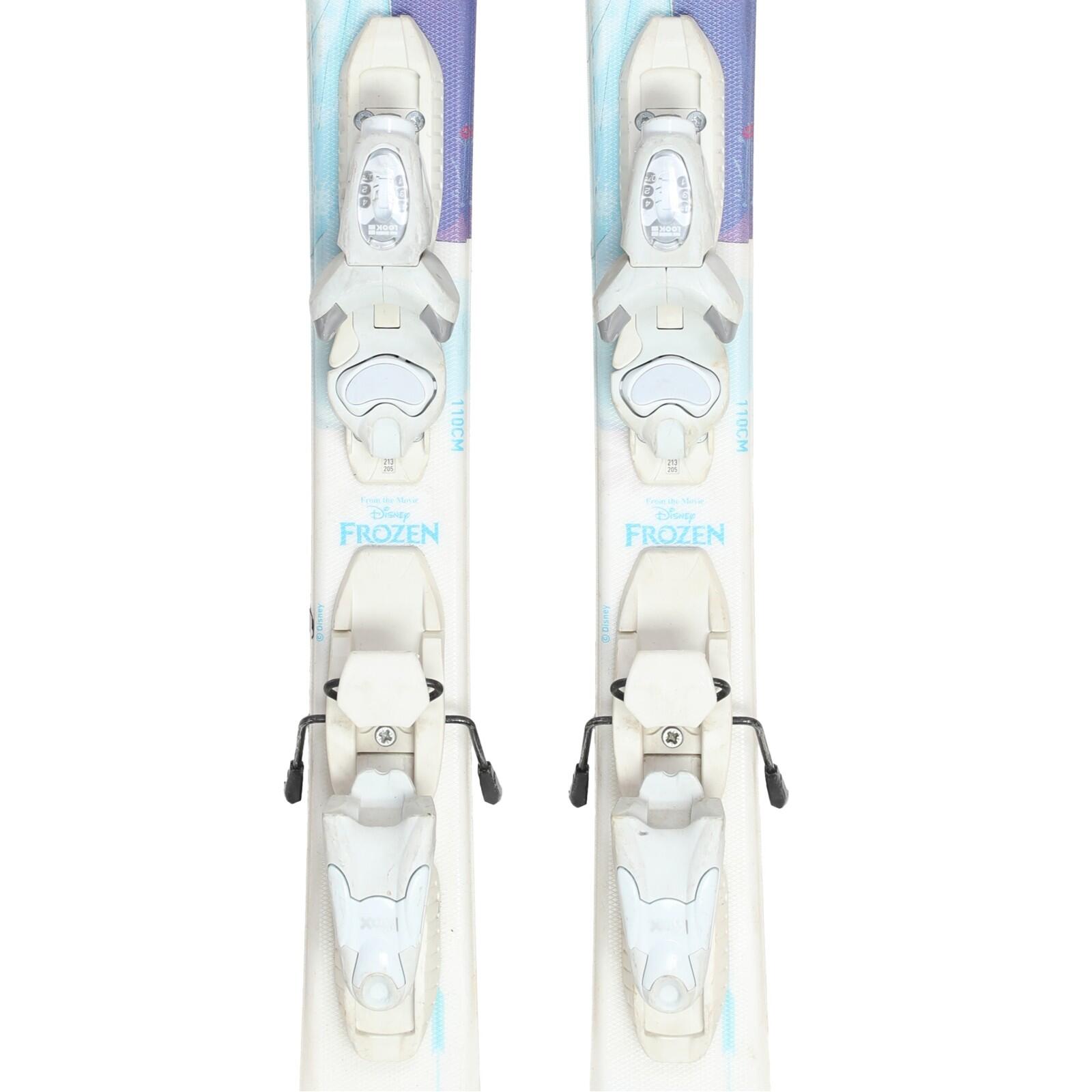 RECONDITIONNE - Ski Junior Rossignol Frozen + Fixations 3/4
