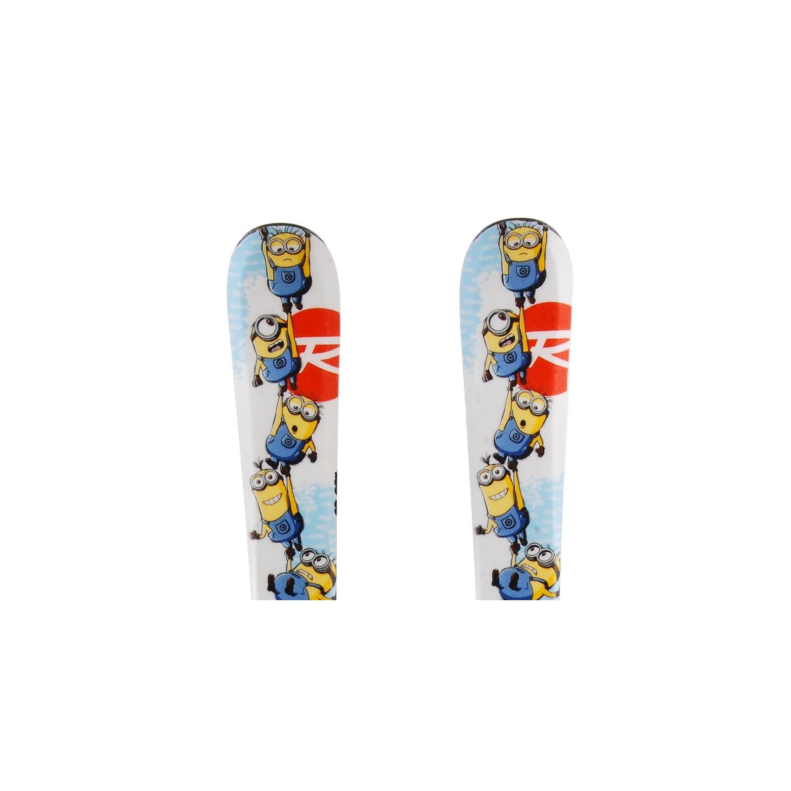 RECONDITIONNE - Ski Junior Rossignol Despicable Me Minion + Fixations 2/4