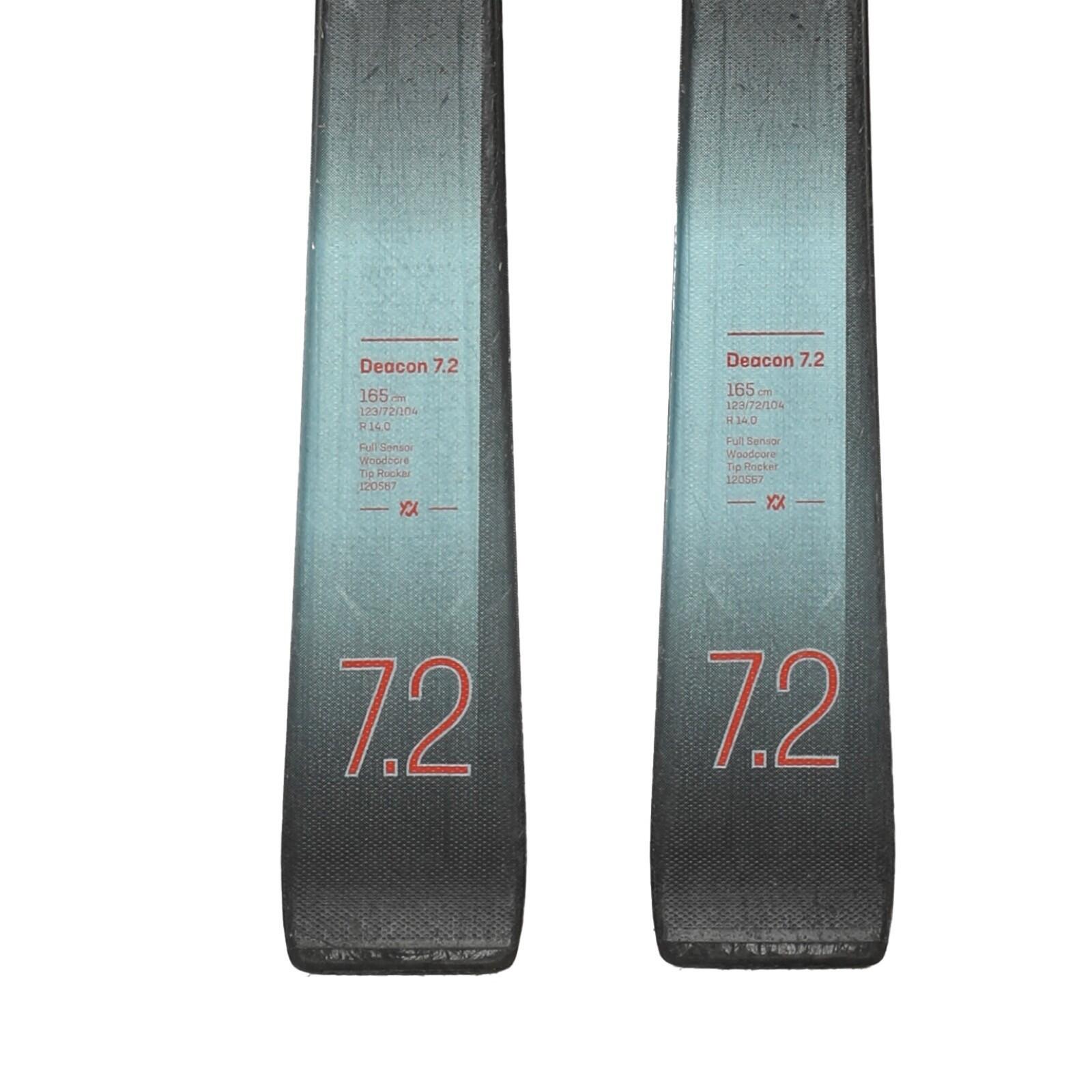 RECONDITIONNE - Ski Volkl Deacon 7.2 + Fixations 4/4