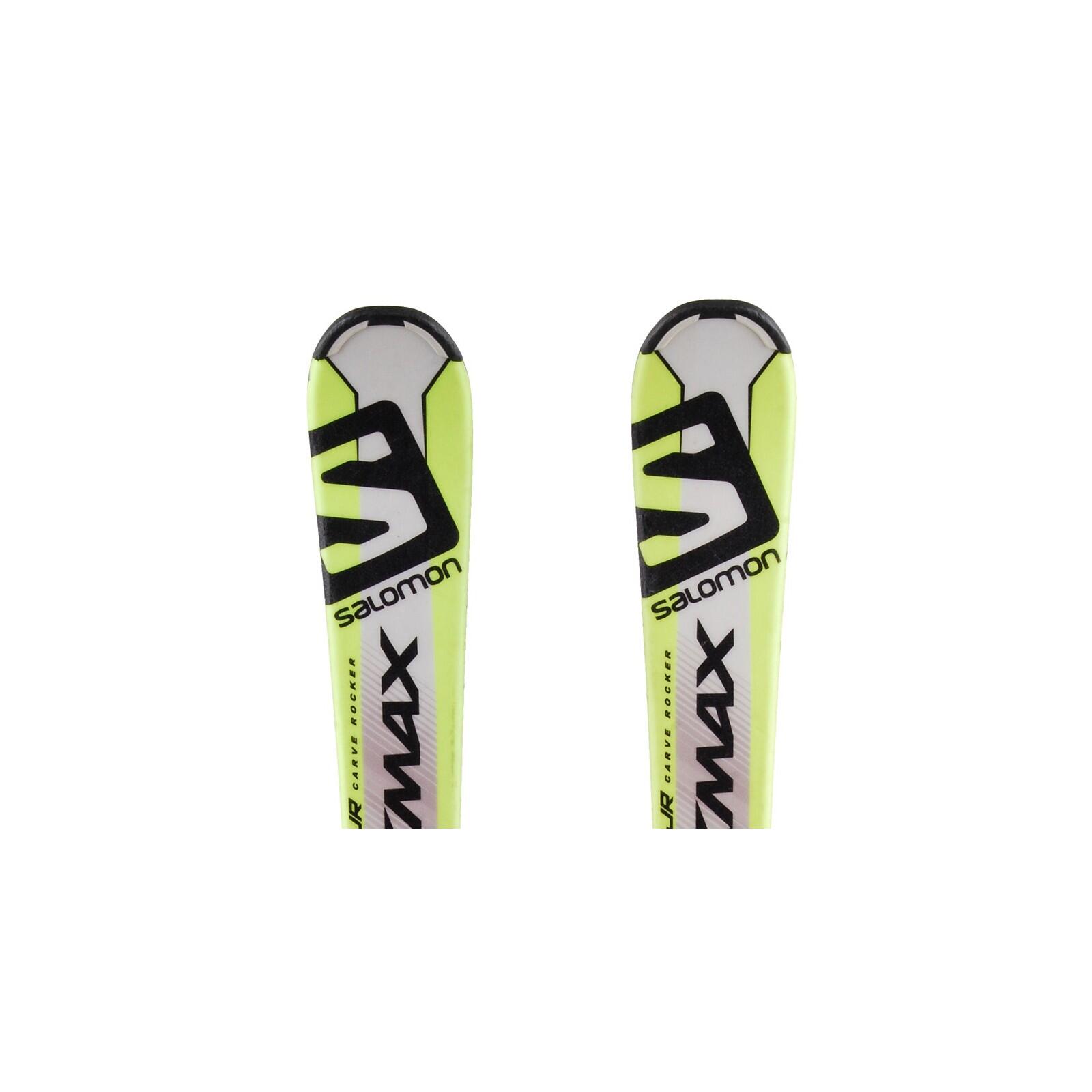 RECONDITIONNE - Ski Junior Salomon X Max Jr + Fixations 2/4