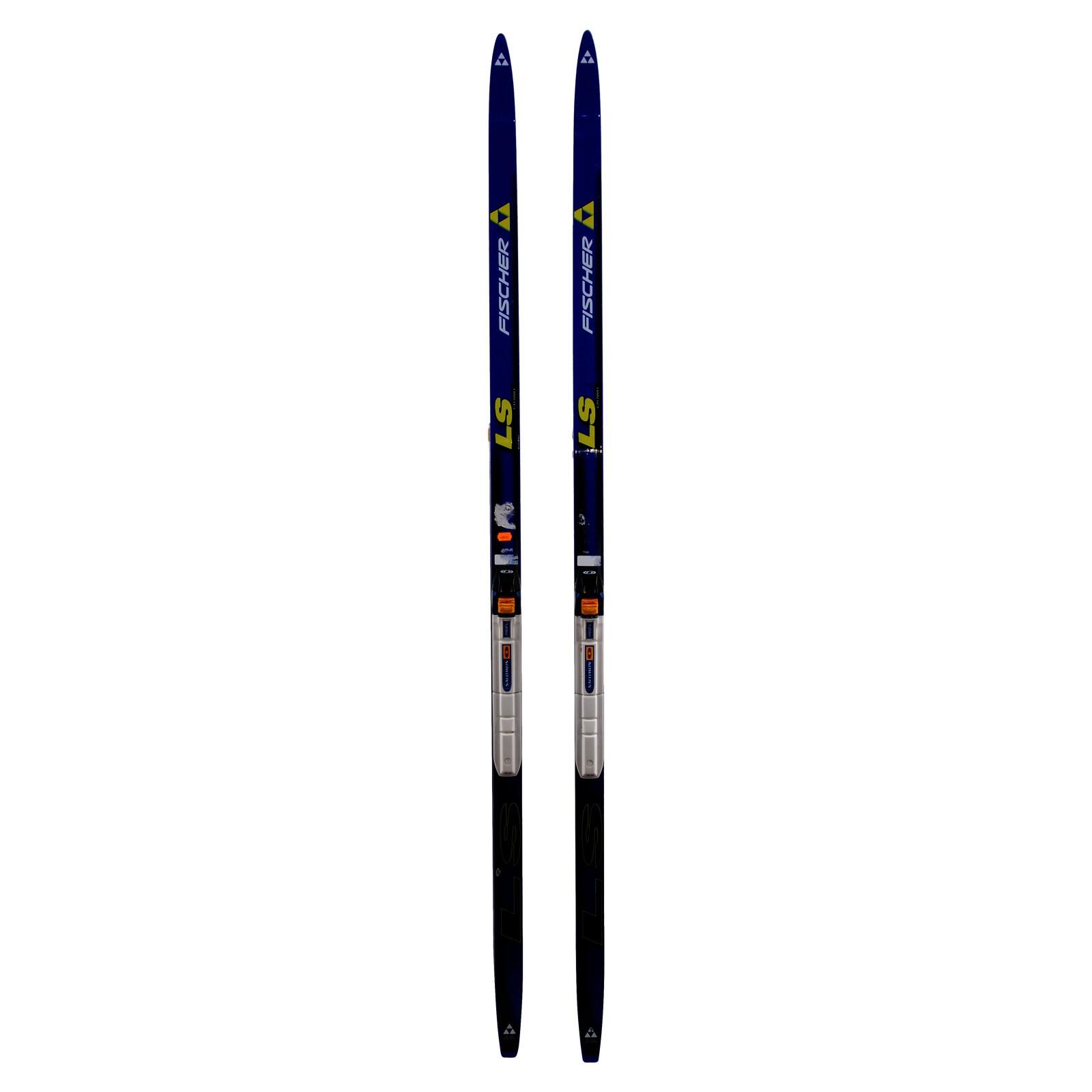 FISCHER RECONDITIONNE - Ski De Fond Junior Fischer Ls Crown + Fixation Sns