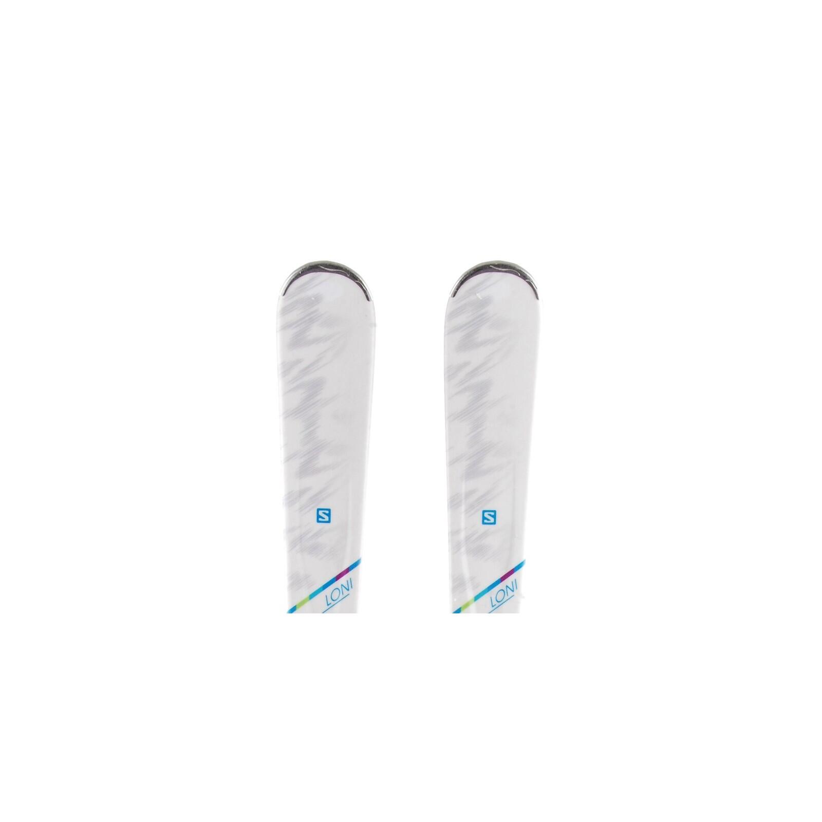RECONDITIONNE - Ski Salomon Loni + Fixations 2/4