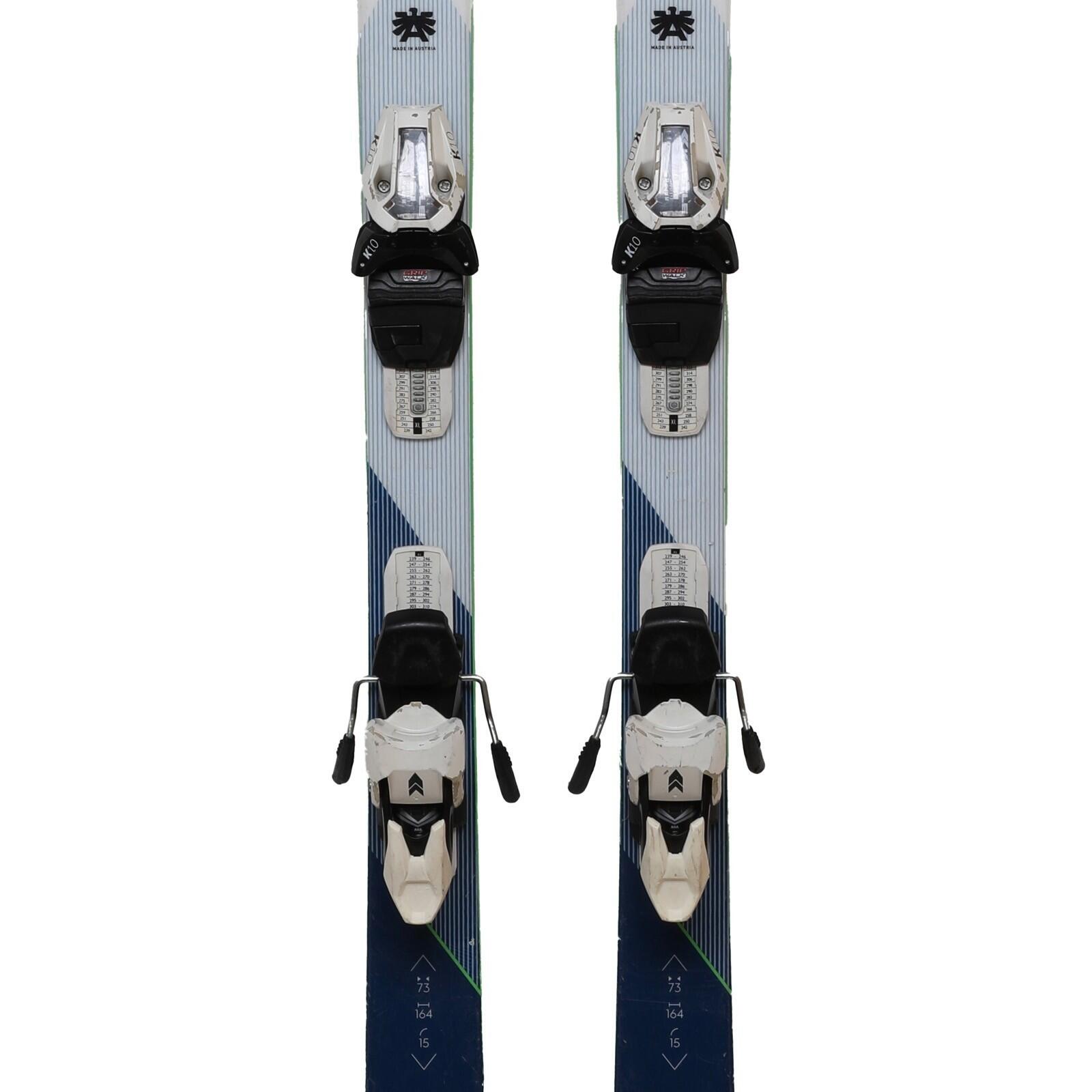 RECONDITIONNE - Ski Kastle Dx 73 + Fixations 3/4