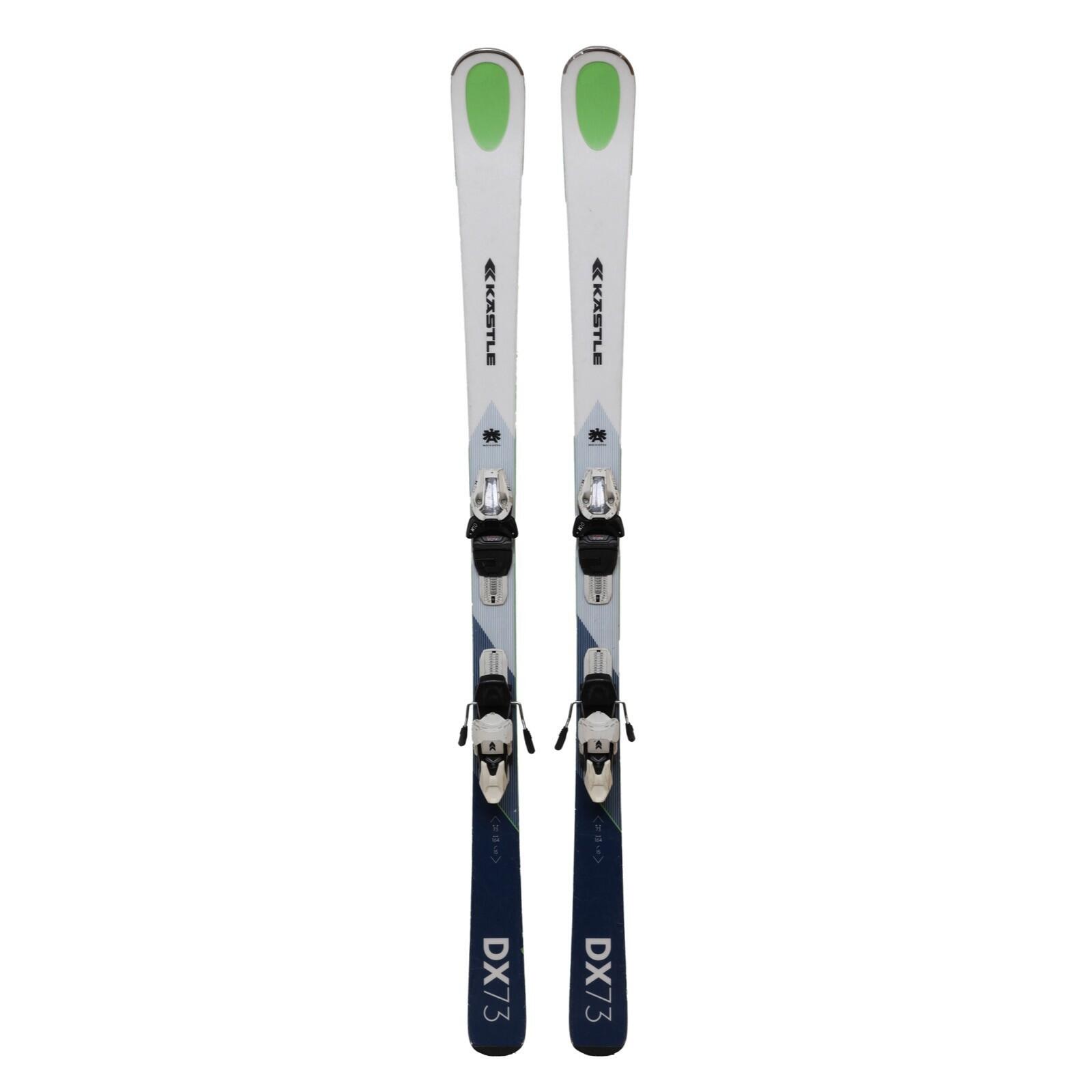 RECONDITIONNE - Ski Kastle Dx 73 + Fixations 2/4