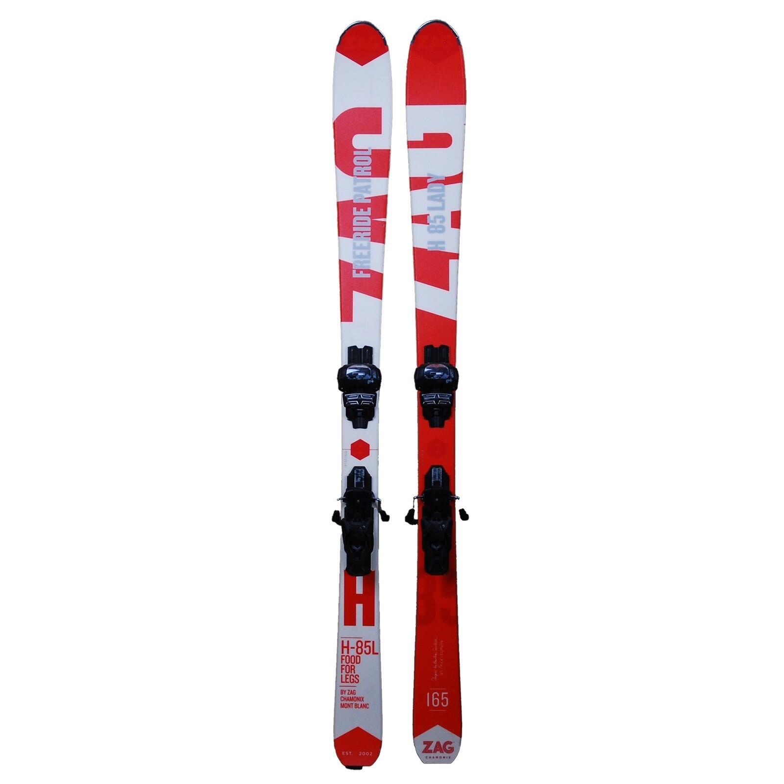 SECOND HAND - Sci Zag H 85 Lady Usati + Attacchi - BUONO 1/4
