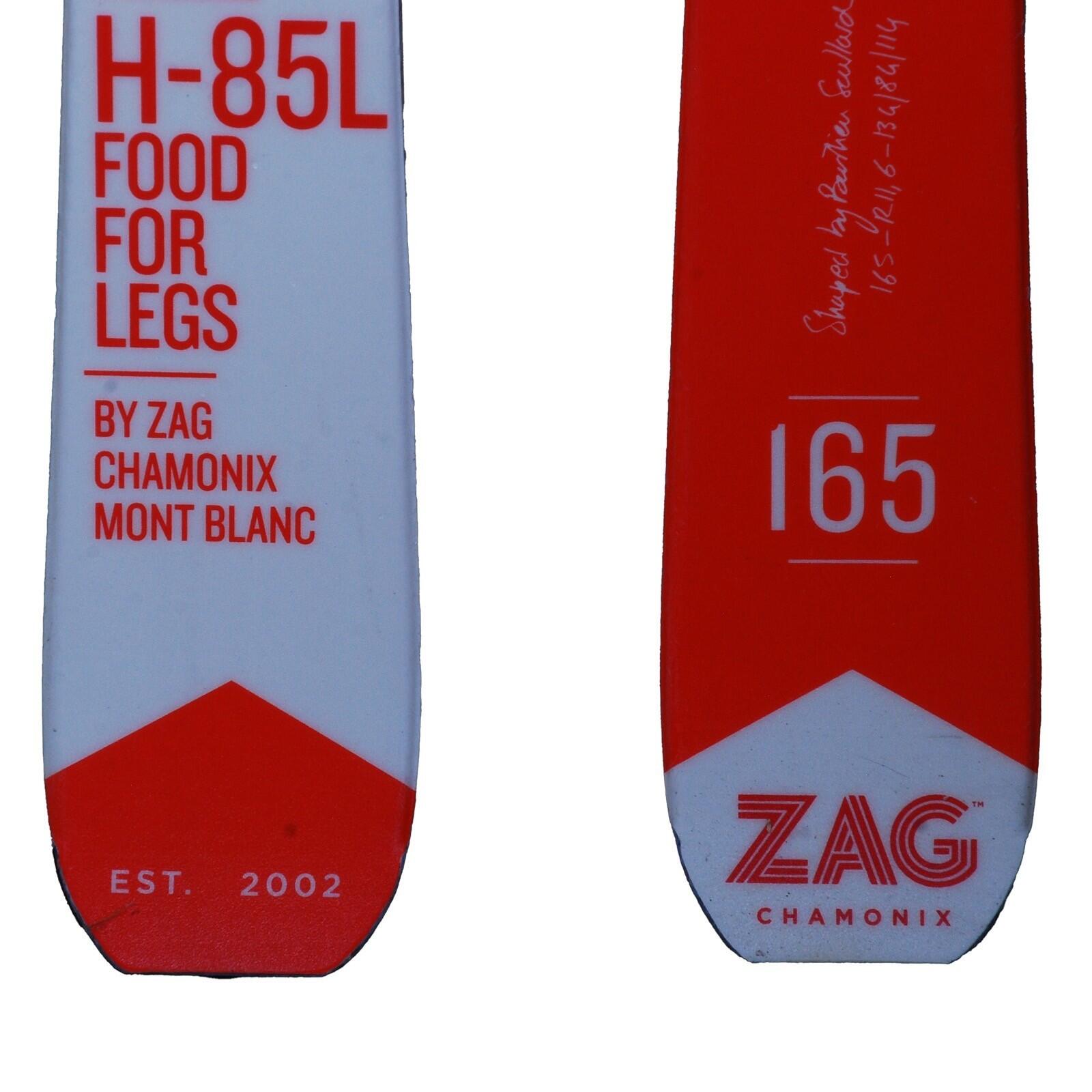 SECOND HAND - Sci Zag H 85 Lady Usati + Attacchi - BUONO 4/4