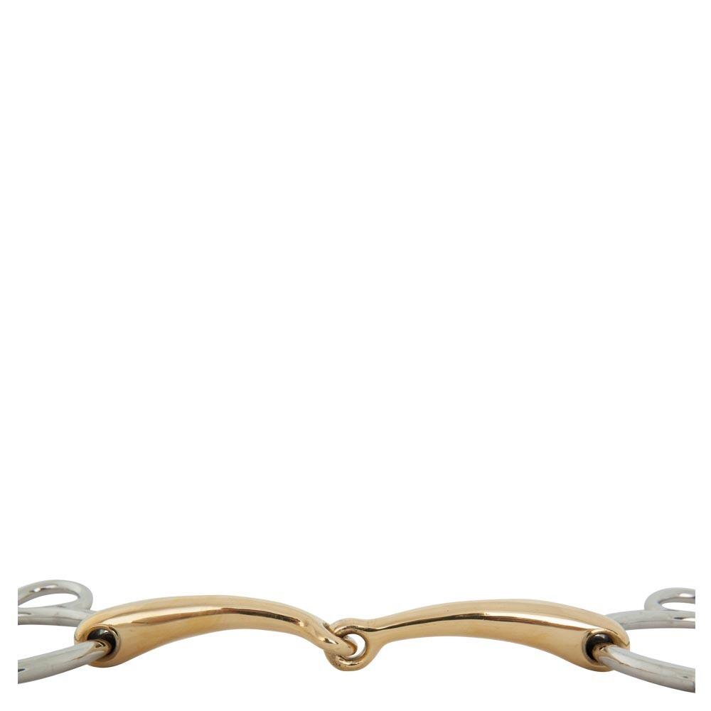 Morso Pessoa per cavalli a doppia articolazione BR Equitation Soft Contact 3/3