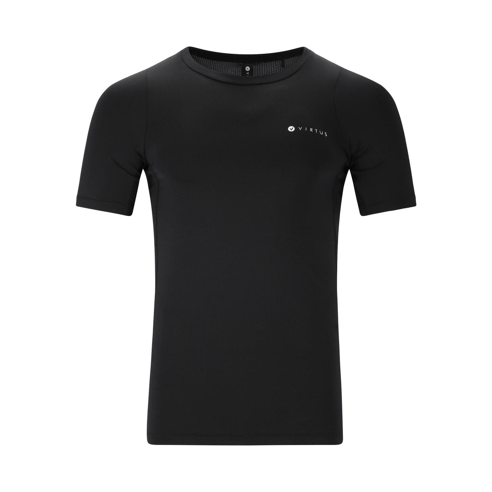 Virtus - Maillot De Compression Virtus Jasp - T-shirt Manches Courtes - Noir - 48 Xl - Decathlon