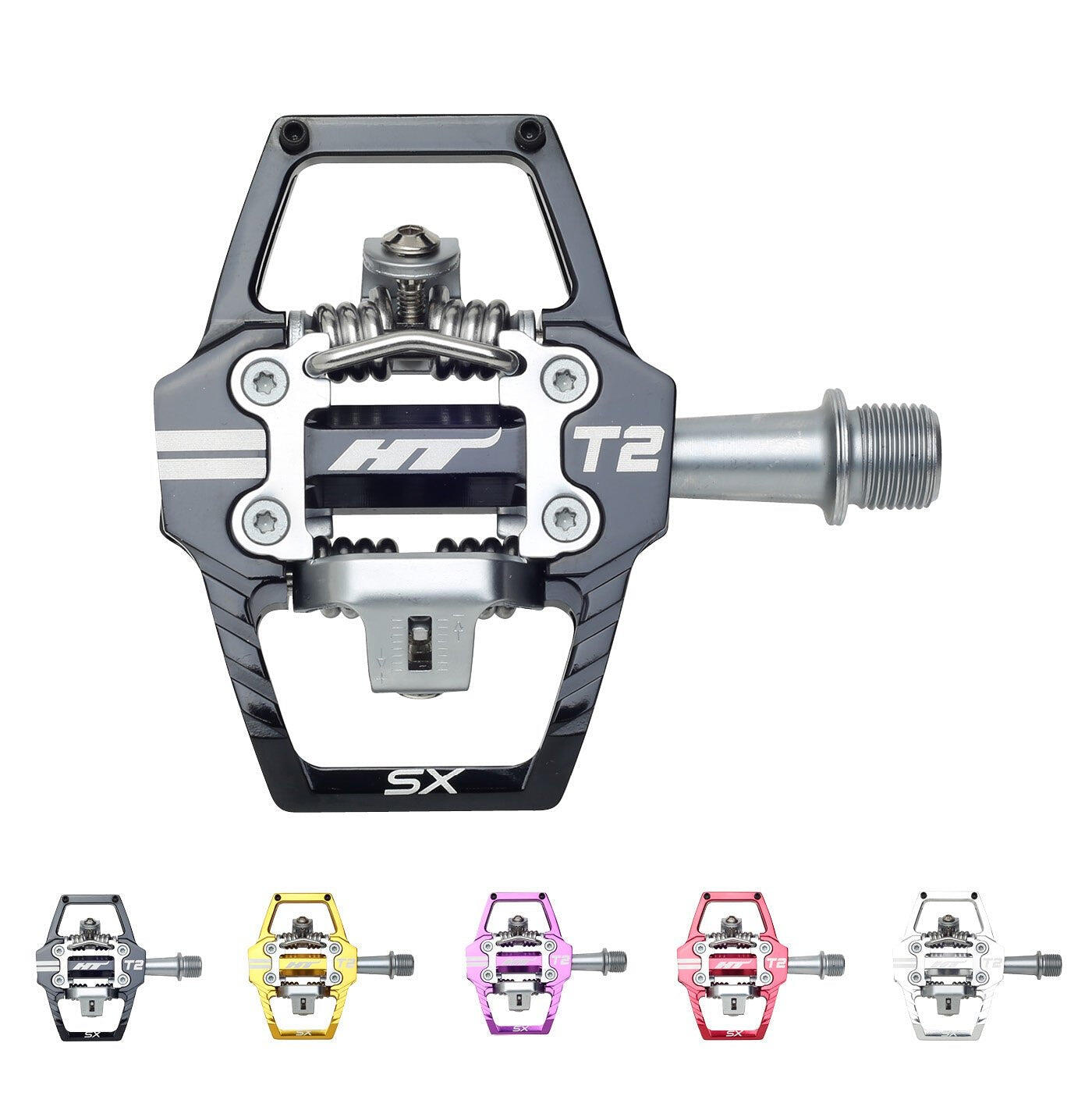 HT Components T2SX Pedals (Alloy / CNC CRMO)