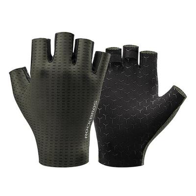 Guanti da Ciclismo Corti Traspiranti Rockbros - Verde