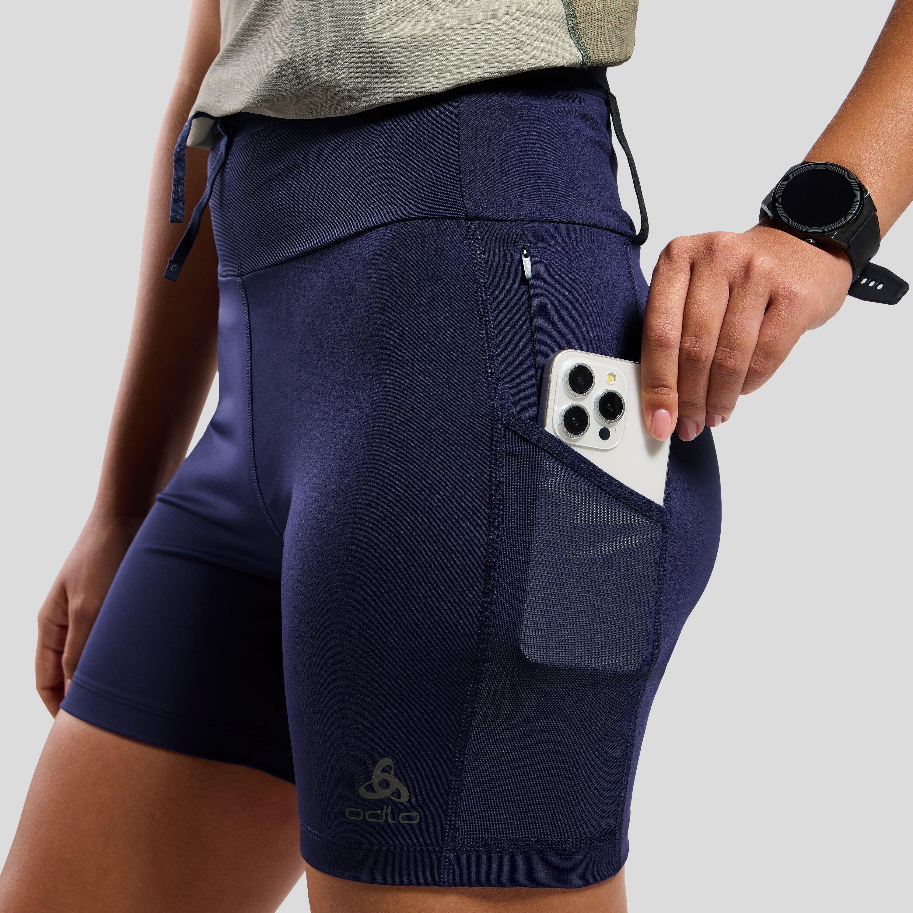 Collant de trail running court cargo X-Alp ODLO 4/7
