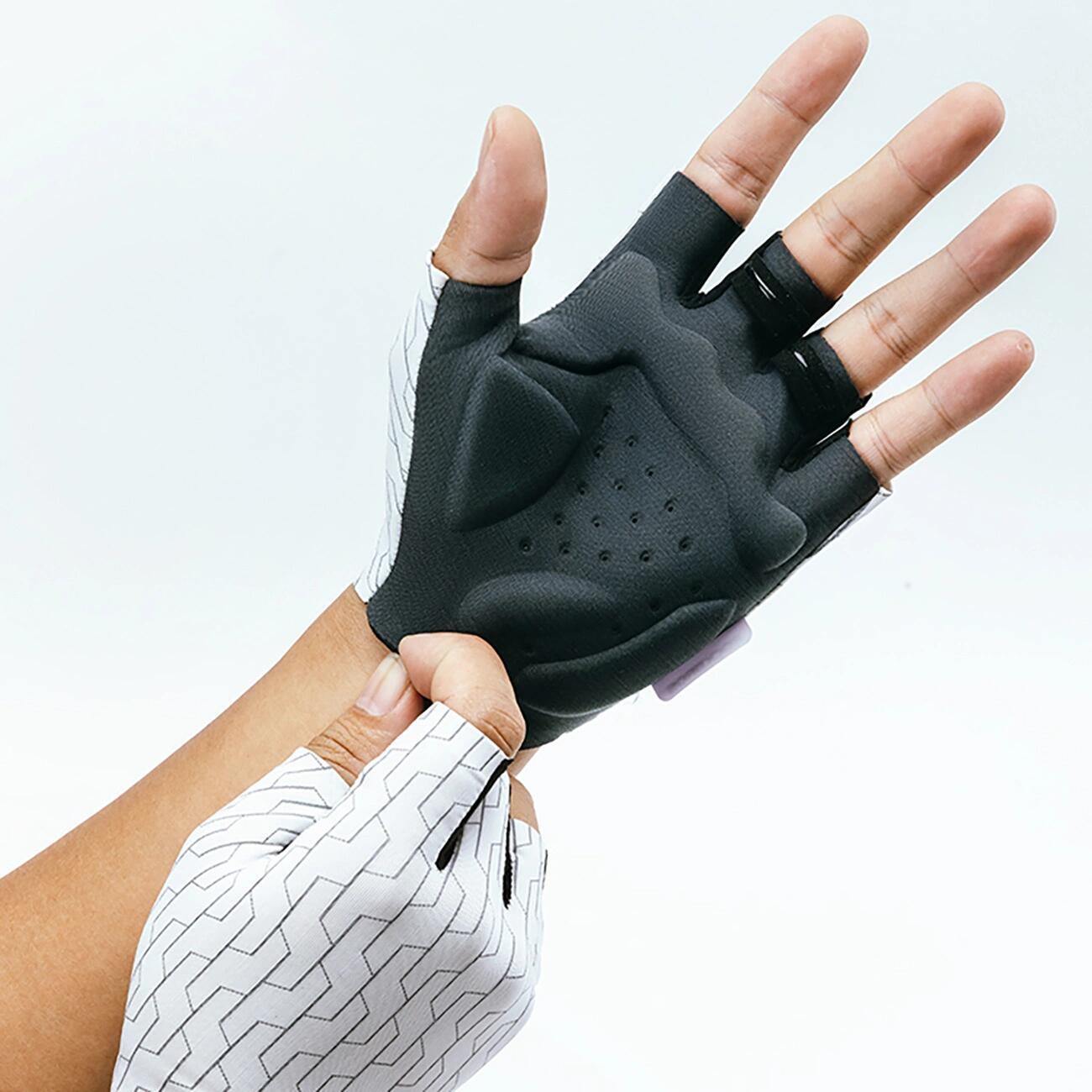 Rockbros MTB-Radhandschuhe - weiß und schwarz 2/6