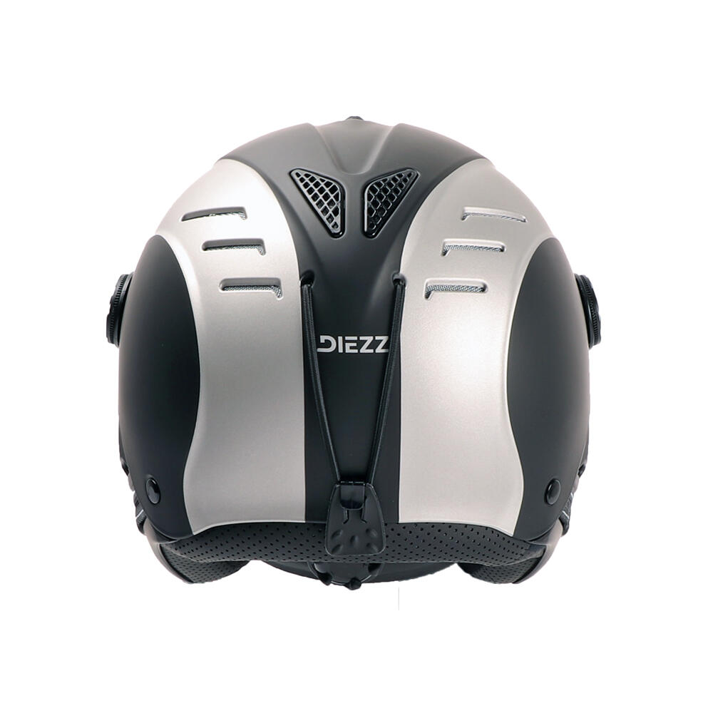 CASQUE VISIERE LOUNA II VENTURY Touchy BLACK SILVER 3/4