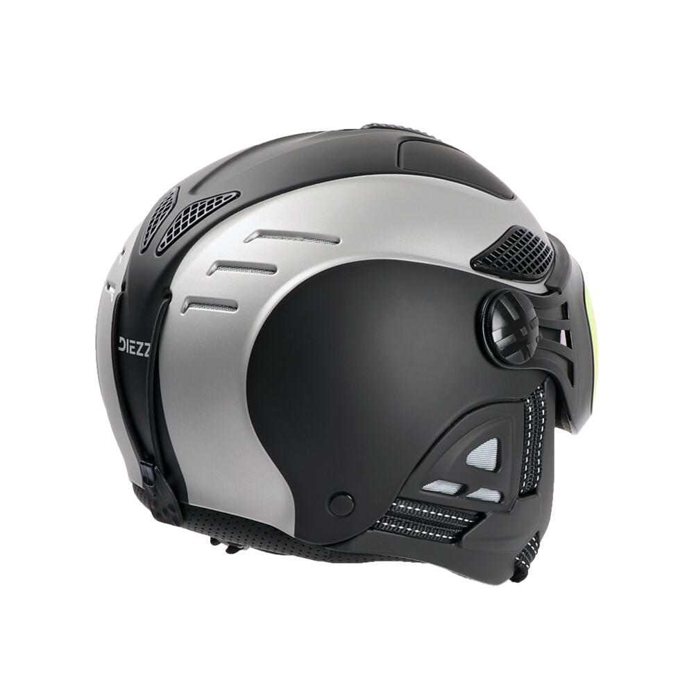 CASQUE VISIERE LOUNA II VENTURY Touchy BLACK SILVER 2/4
