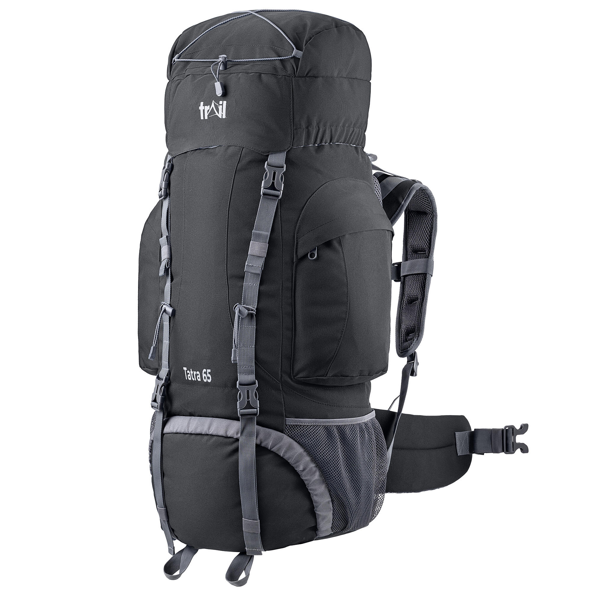 TRAIL OUTDOOR LEISURE Trail Rucksack 65L 85L Camping Hiking Backpacking Padded Adjustable Travel Bag