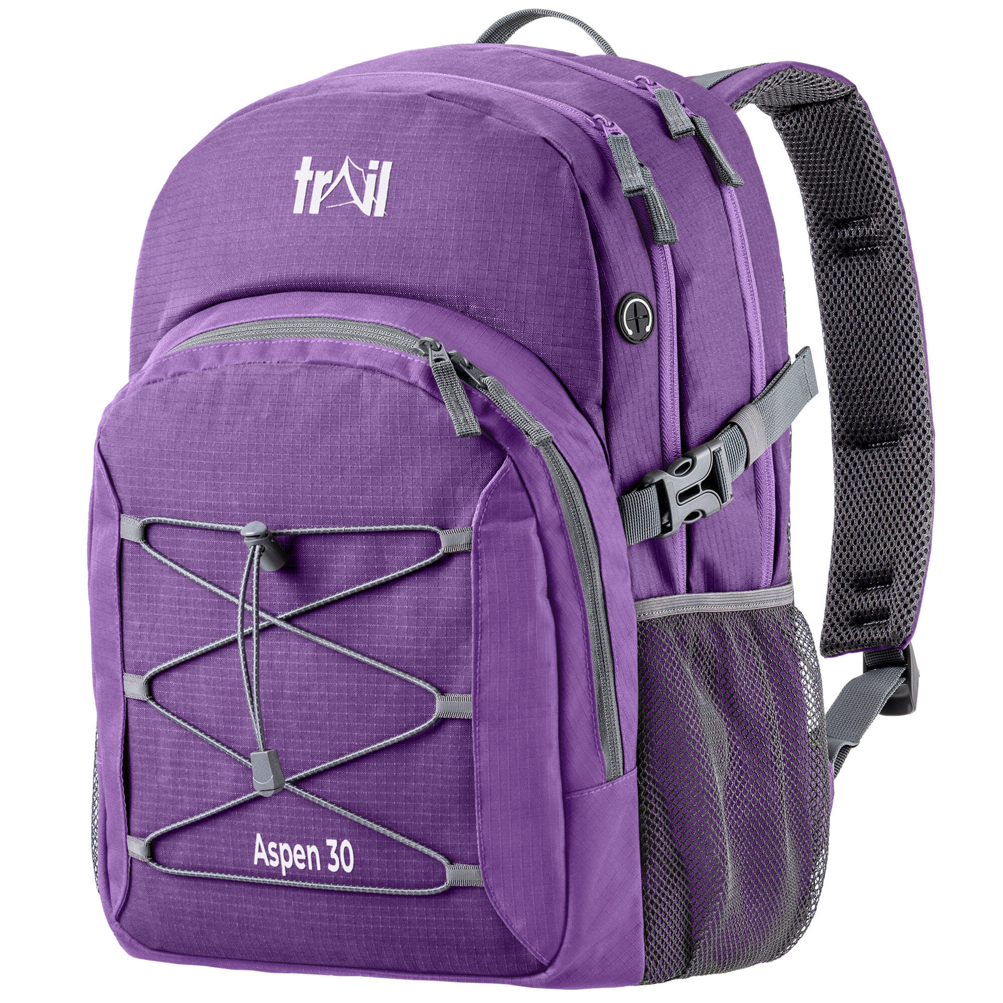 TRAIL OUTDOOR LEISURE Trail 30L Backpack Padded Straps Multi Pocket Daypack School Work Hiking Bag