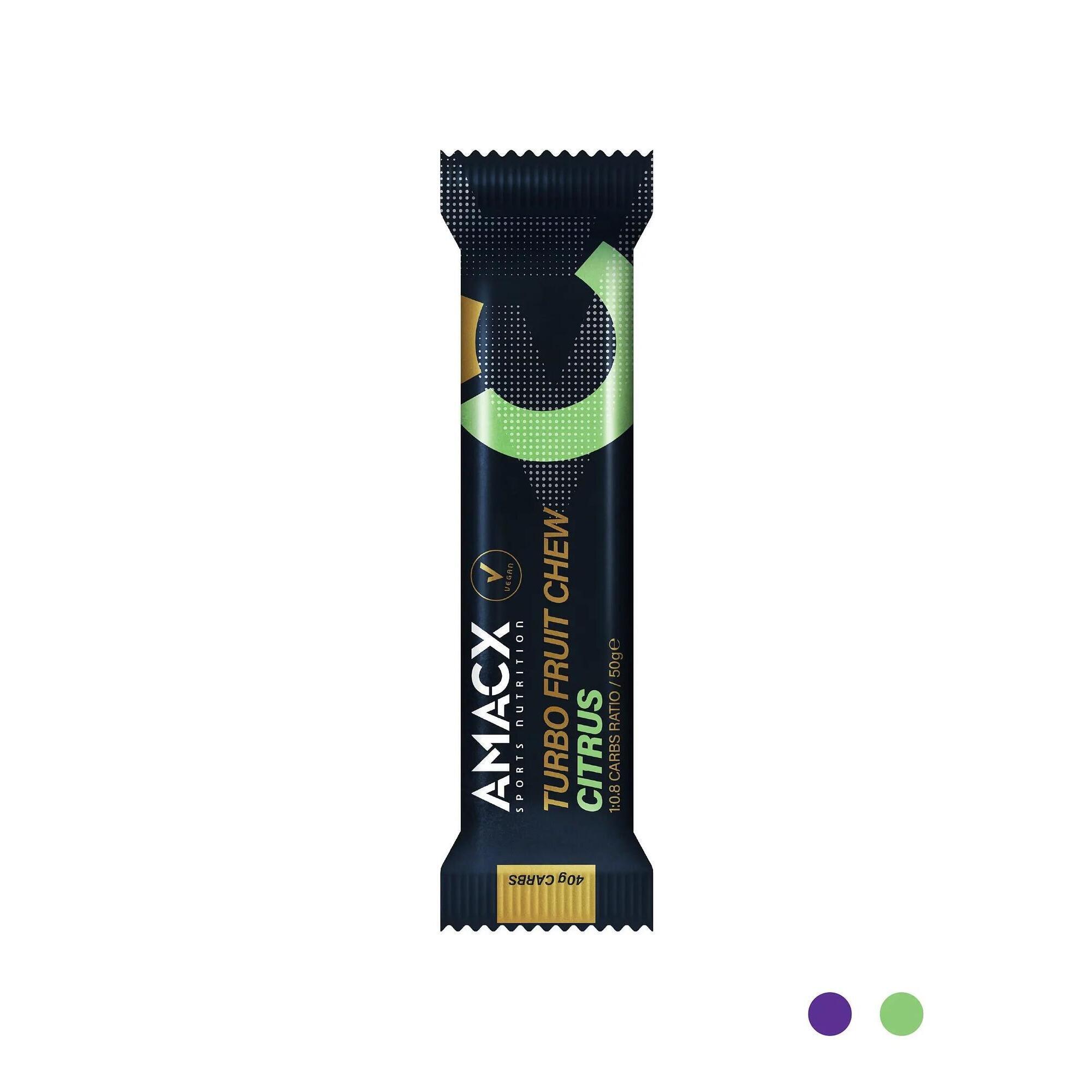 Amacx - Turbo Fruit Chew Citrus | 12 Pack - Gomme Énergétique - 600 G - Decathlon