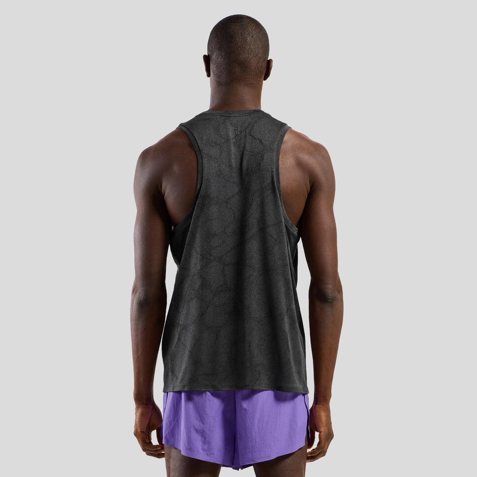 Koszulka bez rękawów męska Odlo ZEROWEIGHT ENGINEERED CHILL-TEC Tank crew neck