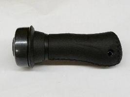 GAZELLE Gazelle Handvat Links 100 mm met Draaibel - Zwart Aero Leder