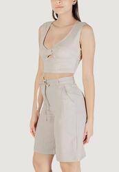 bandeau poitrine Onljany S/L Twist Top Jrs FEMME beige
