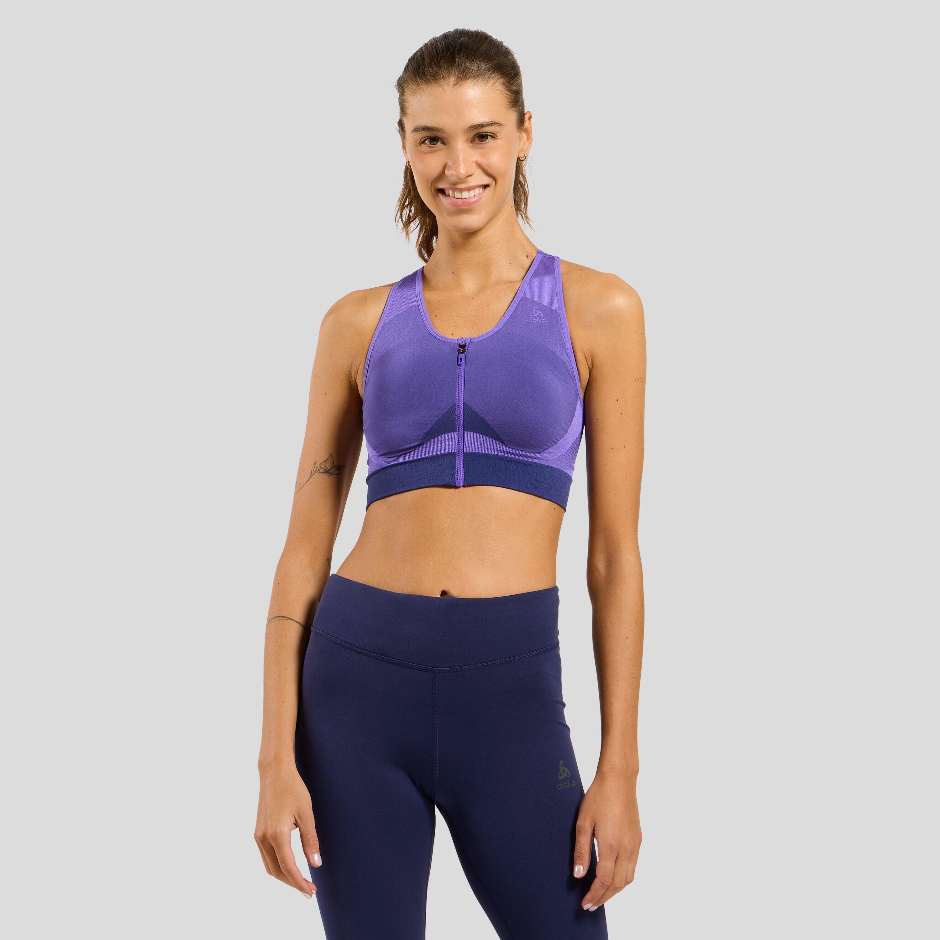 ODLO Seamless Sport-BH mit Reissverschluss und starkem Halt ODLO