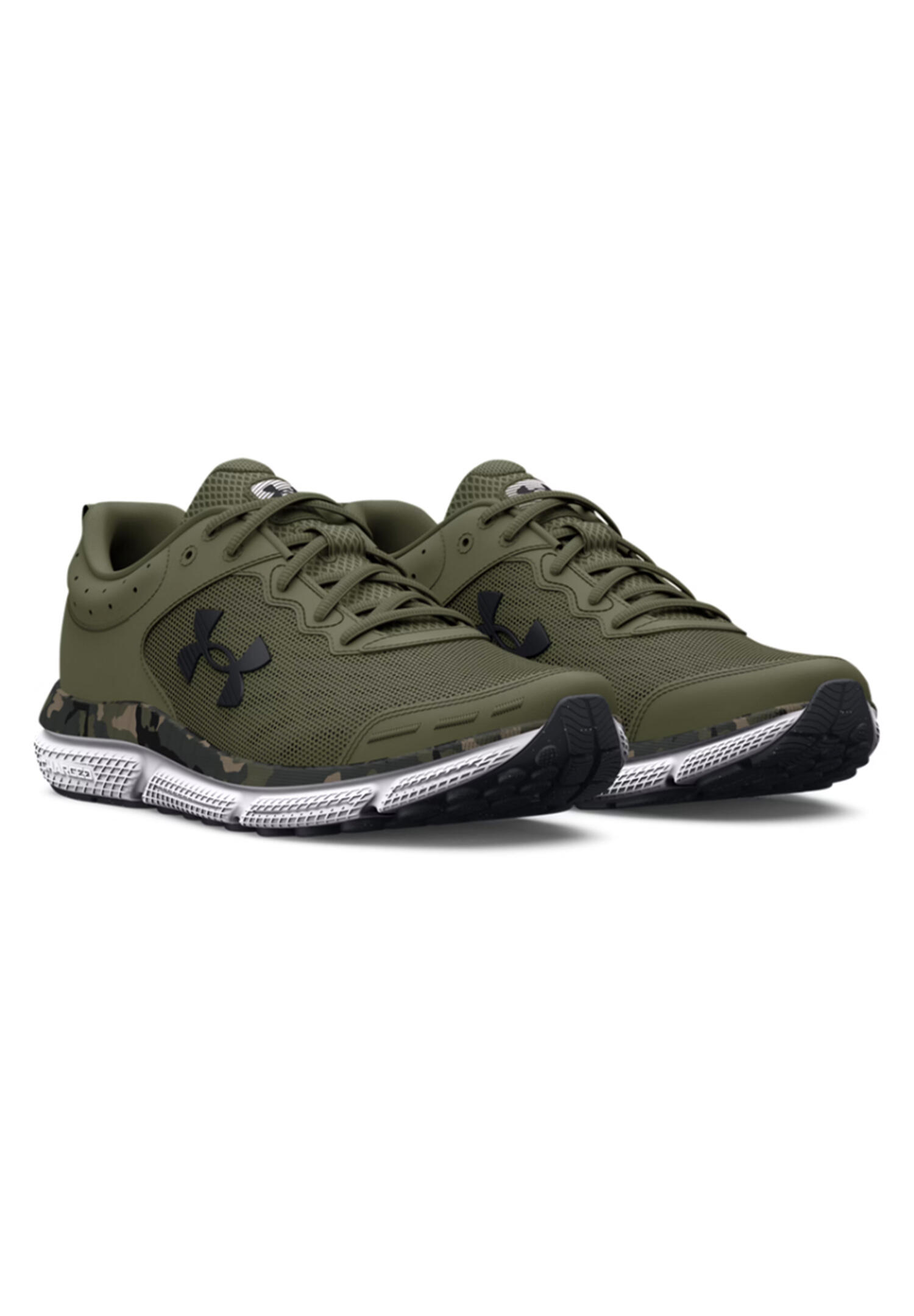 UNDER ARMOUR Under Armour Charged Assert 10 Camo Laufschuhe Sneaker Herren 3027036 300 grün