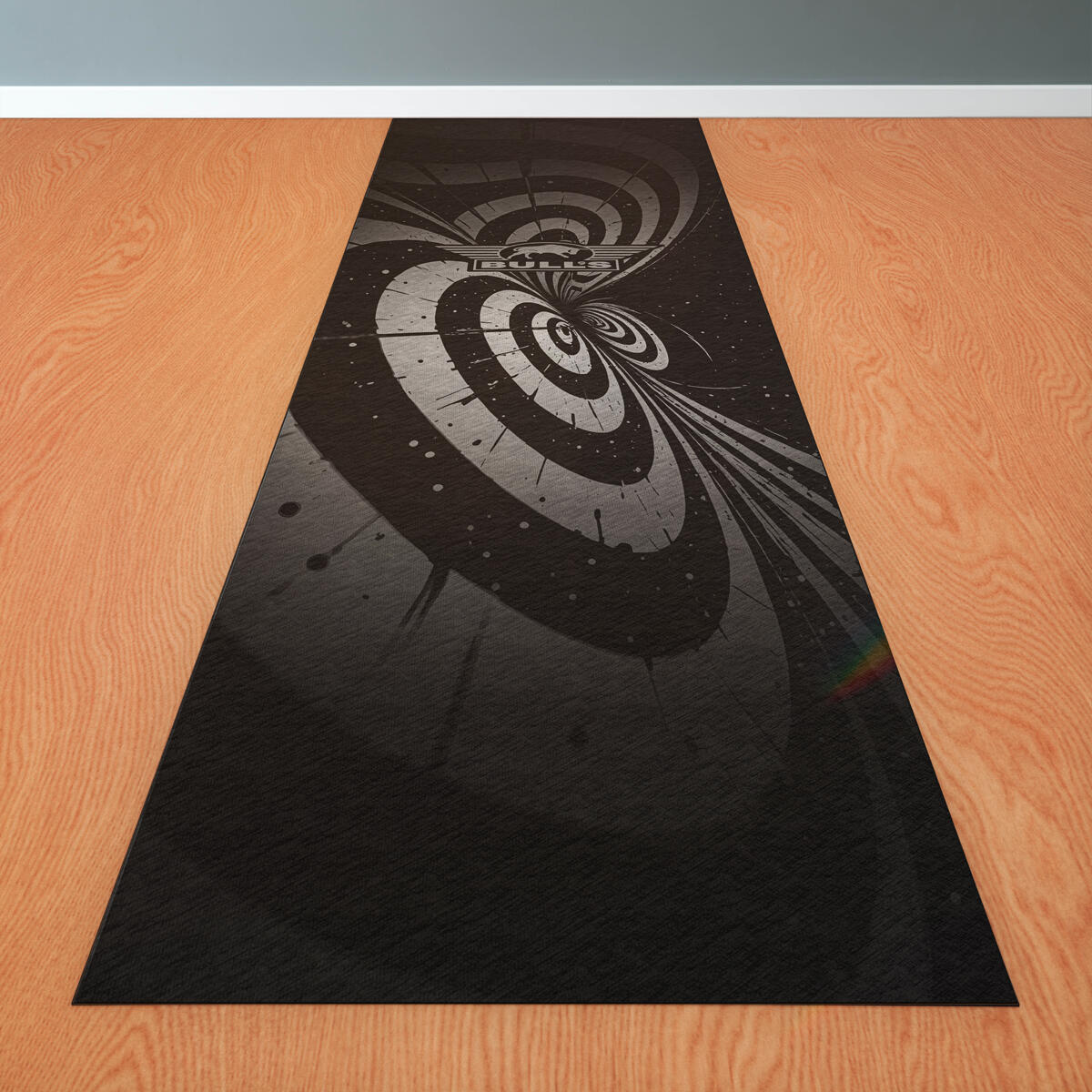 Bulls Illusion Carpet Dartmat Black/White| 241x55 cm 4/4
