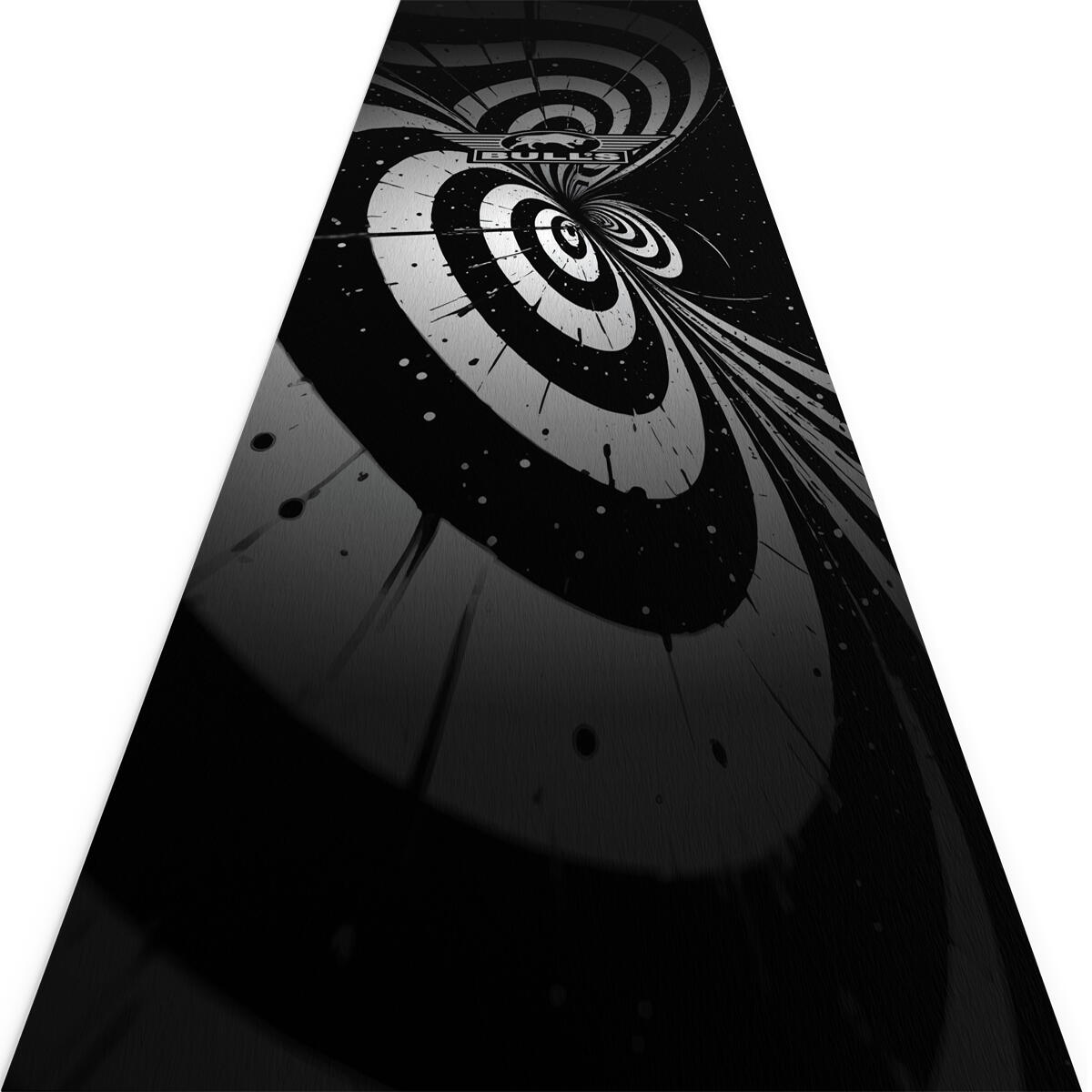 BULL'S Bulls Illusion Carpet Dartmat Black/White| 241x55 cm
