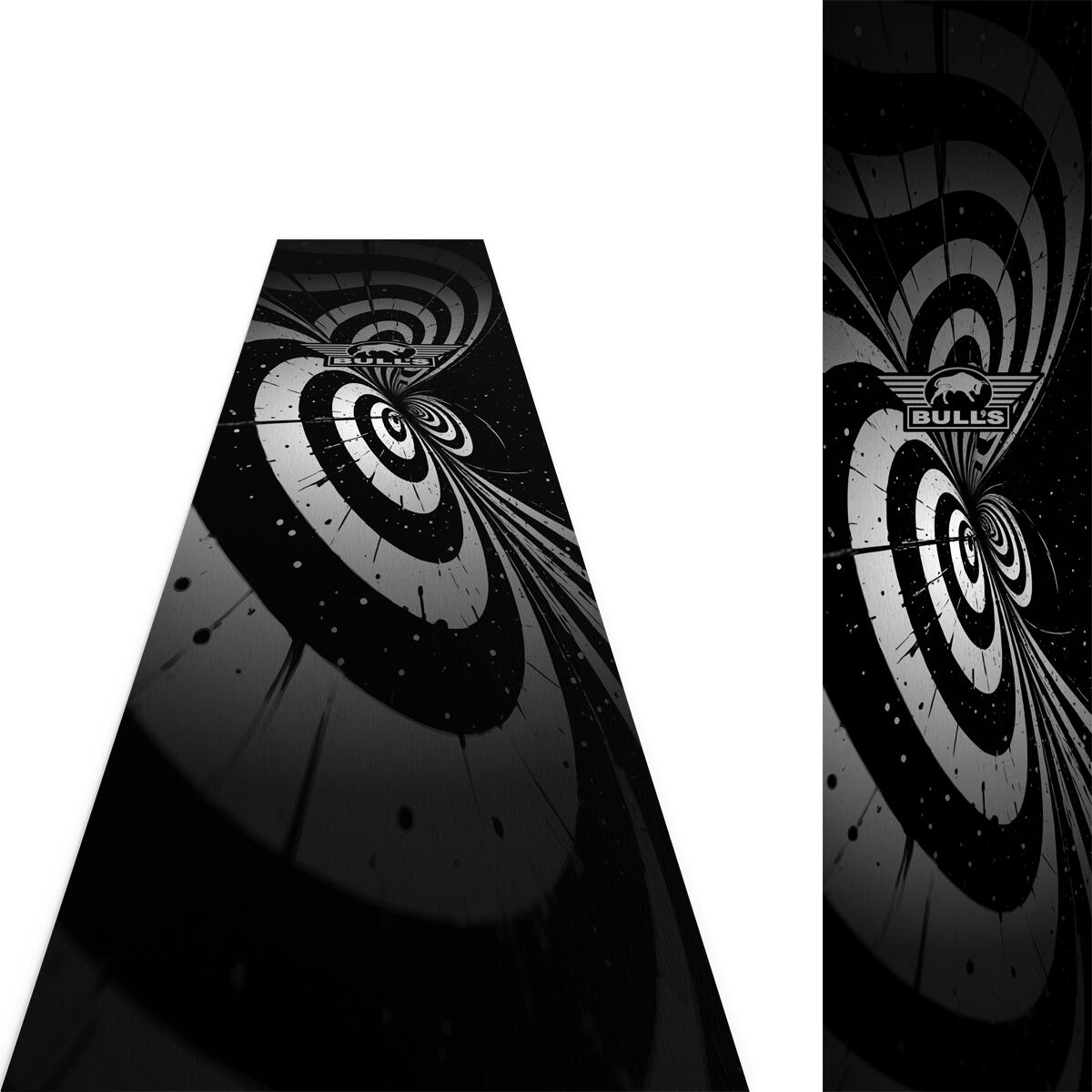 Bulls Illusion Carpet Dartmat Black/White| 241x55 cm 2/4