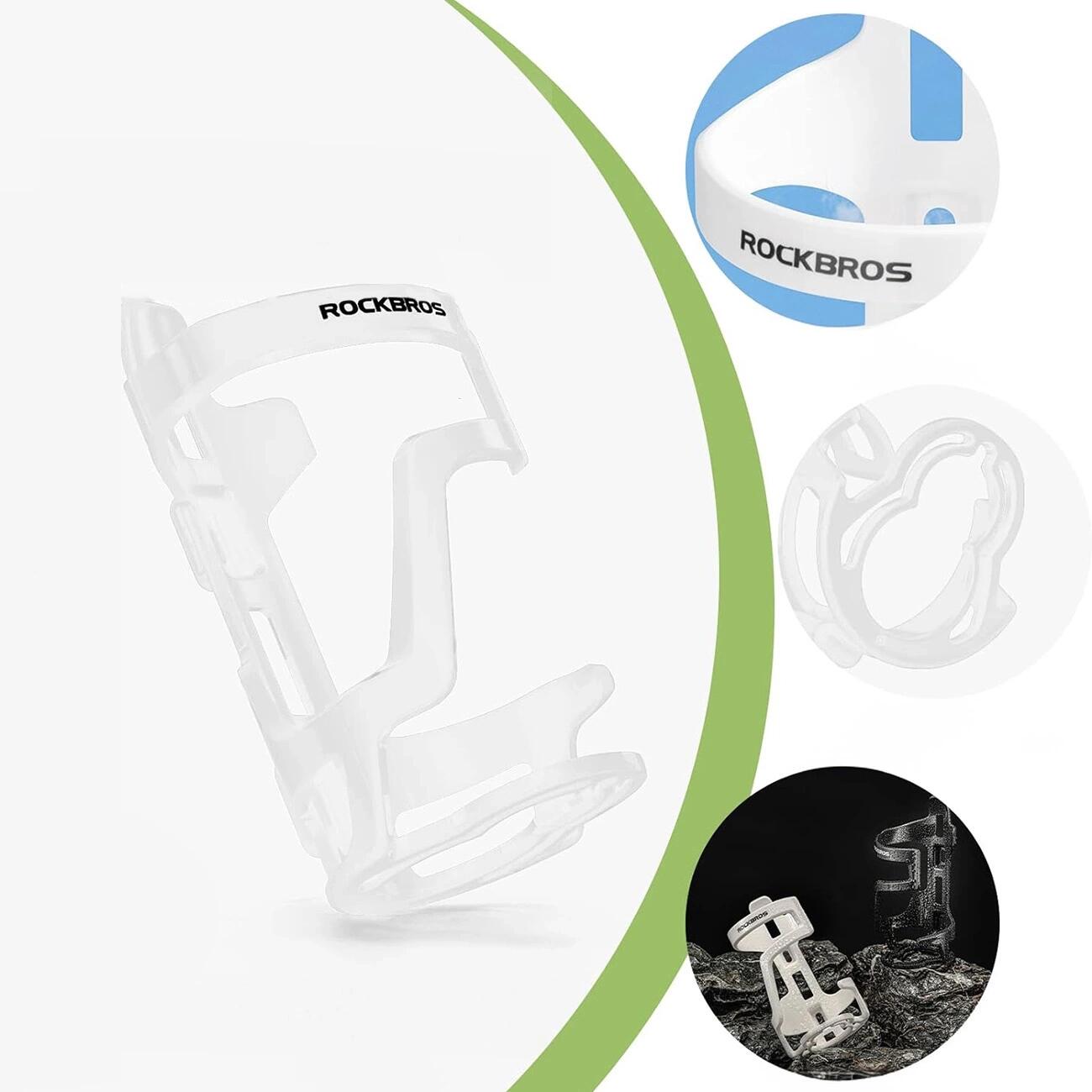 Porte-bidon de vélo Rockbros  - Blanc 3/5