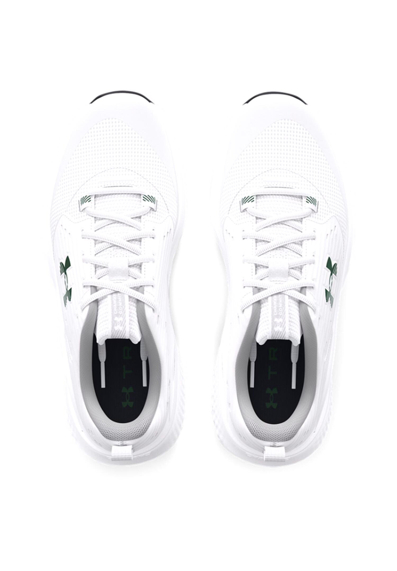 Under Armour Charged Commit 4 Trainingsschuhe Sneaker Herren 3026017 106 weiß 3/4