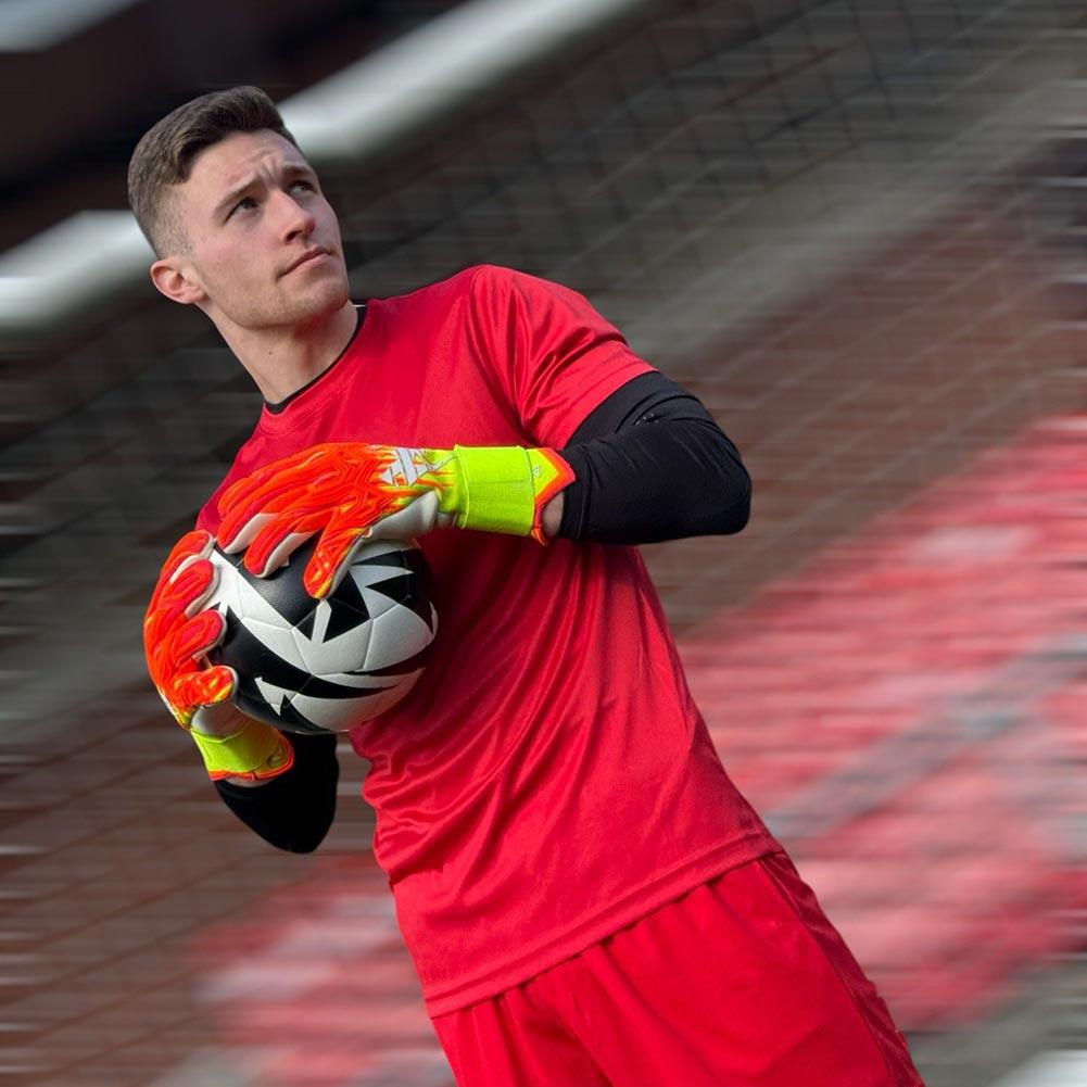 Kaliaaer RE:GEN Rapid Fire Reverse Sekure Cut Kids Goalkeeper Gloves 3/4