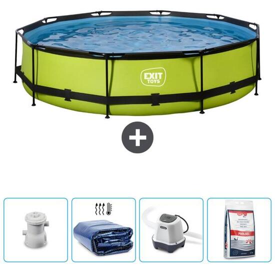 Piscine Ronde - 300x76 cm + Accessoires CB56
